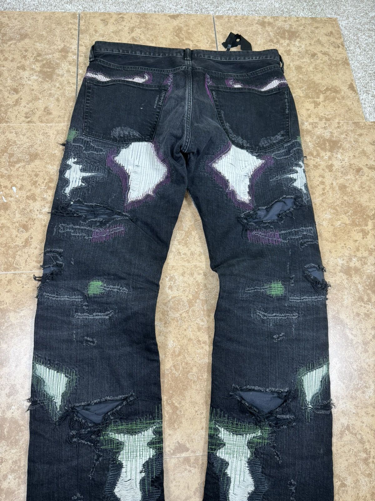 Vlone Vlone Black Scab Runway Denim Size US 32 / EU 48 - 8 Thumbnail