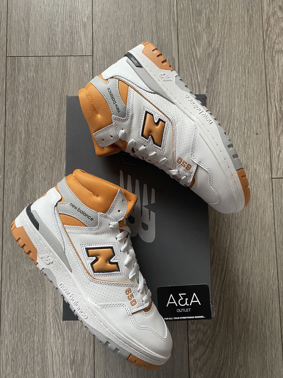 image of New Balance 650R Canyon Us 10.5 Shoes in White, Men's