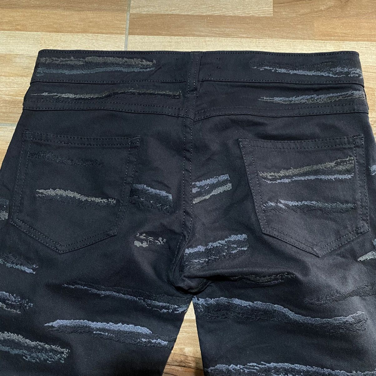 Designer × Isabel Marant ISABEL MARANT Black Skinny Embroidered Jeans Made in Maroco Size 28" / US 6 / IT 42 - 4 Thumbnail