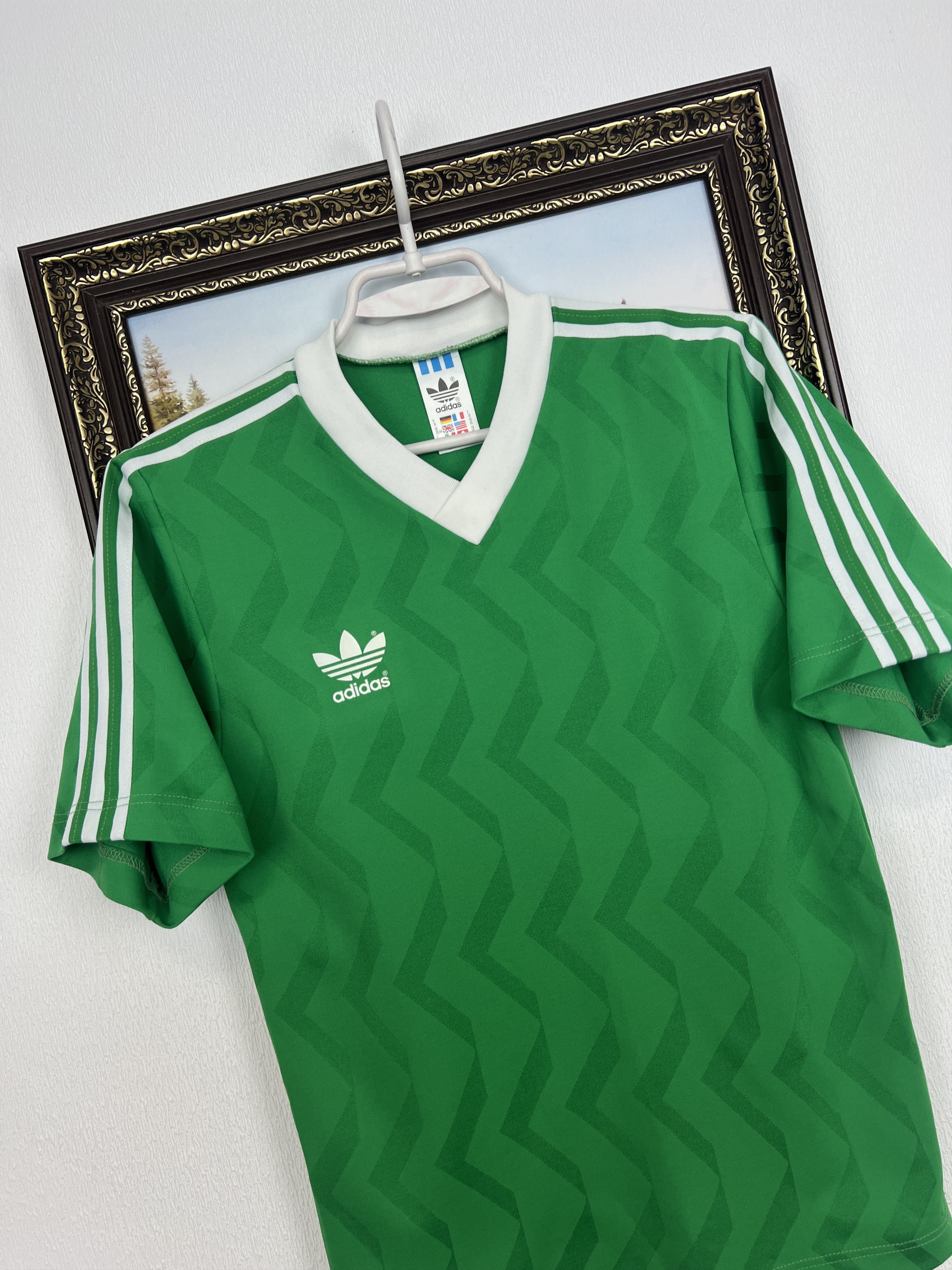 Adidas Vintage 90's Adidas Football Template Shirt Jersey Tee Hype Size US XS / EU 42 / 0 - 4 Thumbnail