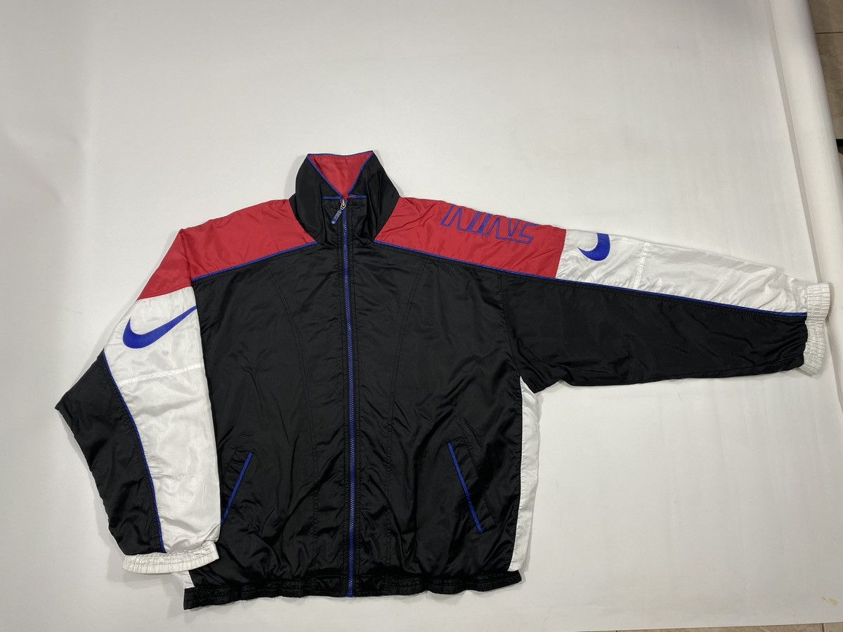 Nike LASTDROP🔥 Vintage 90s Nike Veni Vidi Vici Cobra Nylon Jacket Size US XL / EU 56 / 4 - 15 Thumbnail