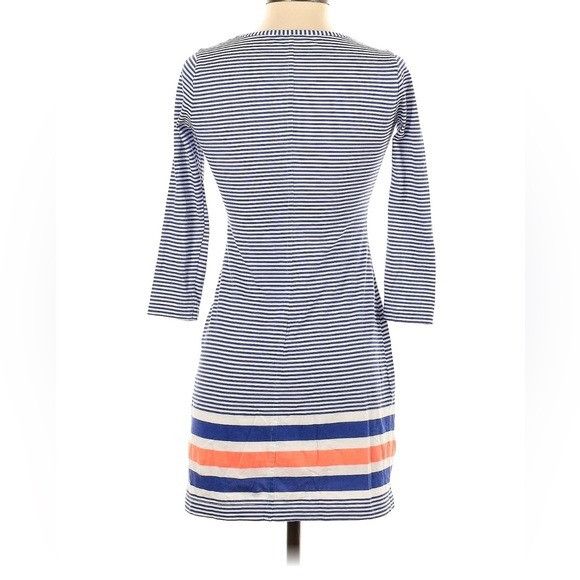Lilly Pulitzer Lilly Pulitzer Beacon Navy white orange striped Dress Size XXS / US 00 / IT 34 - 2 Thumbnail