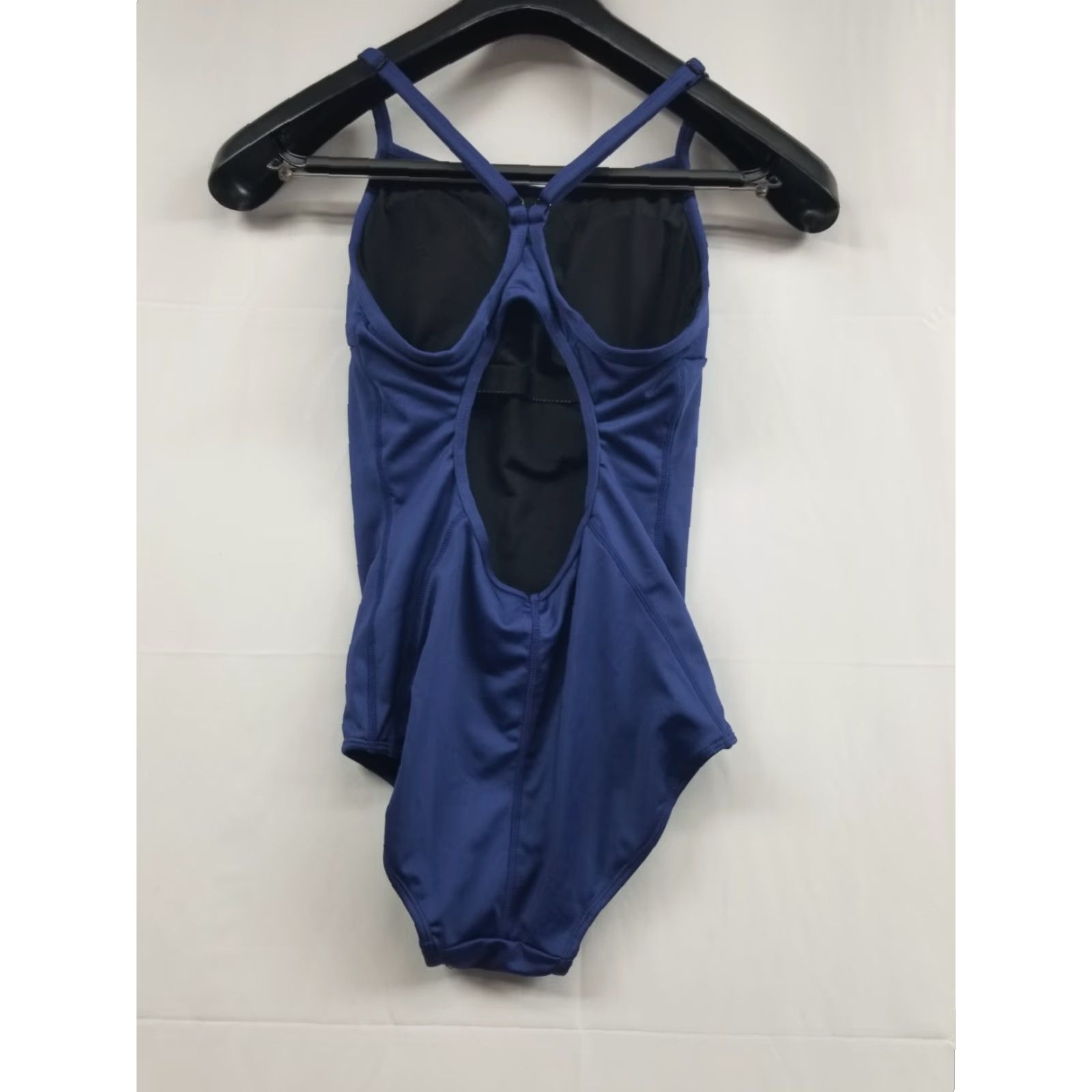 Vintage BALEAF athletic training adjustable strap one piece swimsuit blue size 32 Ladies One Piece Swimsuit Sports Racerback, Blue, 32 Size ONE SIZE - 2 Thumbnail