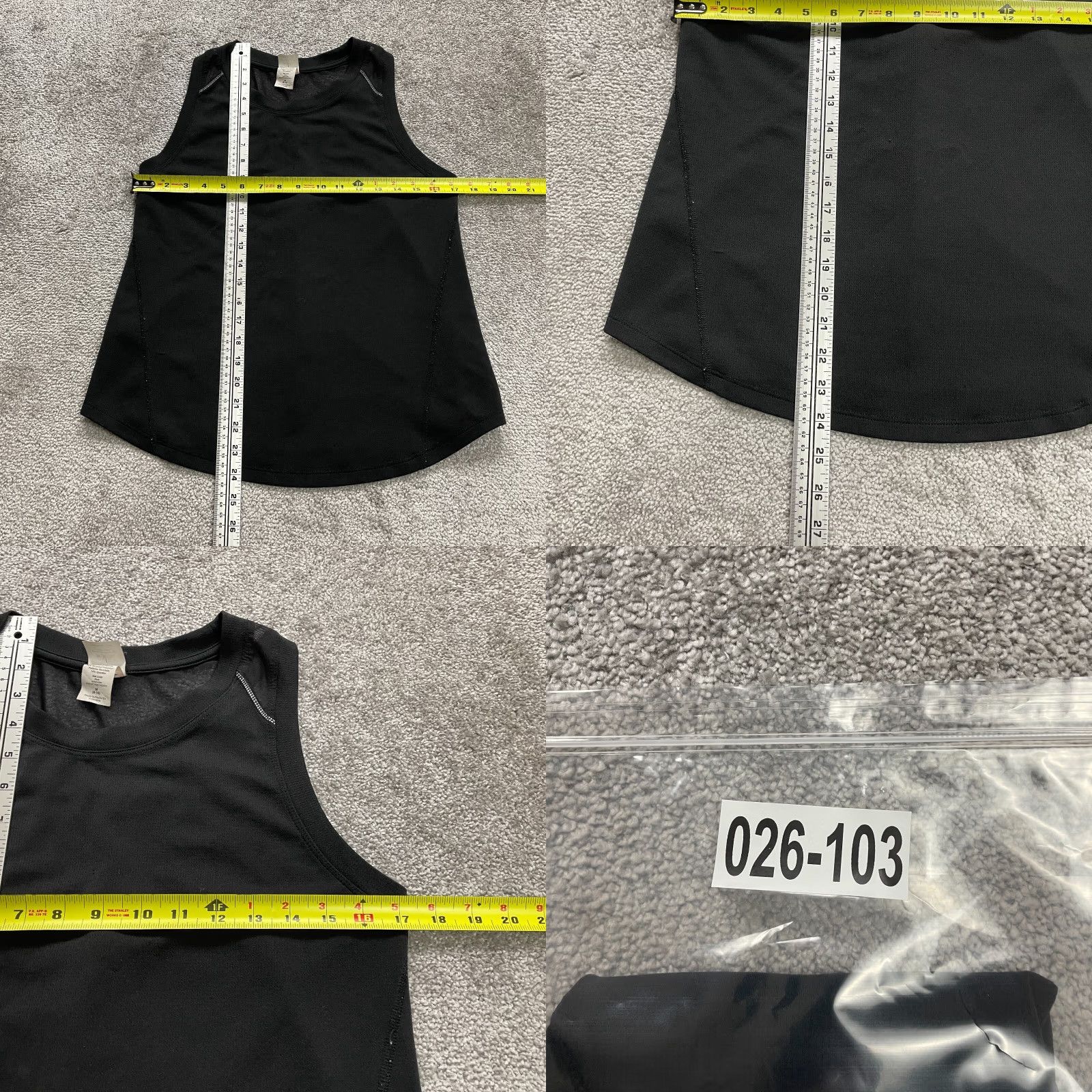 Avia Avia Tank Top Womens M Black Crew Neck Sleeveless Active Athletic Shirt Size M / US 6-8 / IT 42-44 - 8 Thumbnail