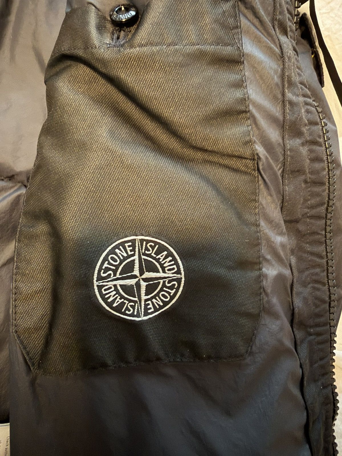 Stone Island Stone Island Crinkle Reps NY Down Jacket - Black (Size S) Size US S / EU 44-46 / 1 - 9 Thumbnail