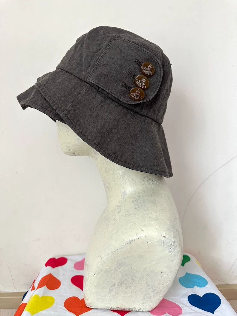 Vivienne Westwood Vivienne Westwood Double buttoned fisherman's cap Size ONE SIZE - 1 Thumbnail