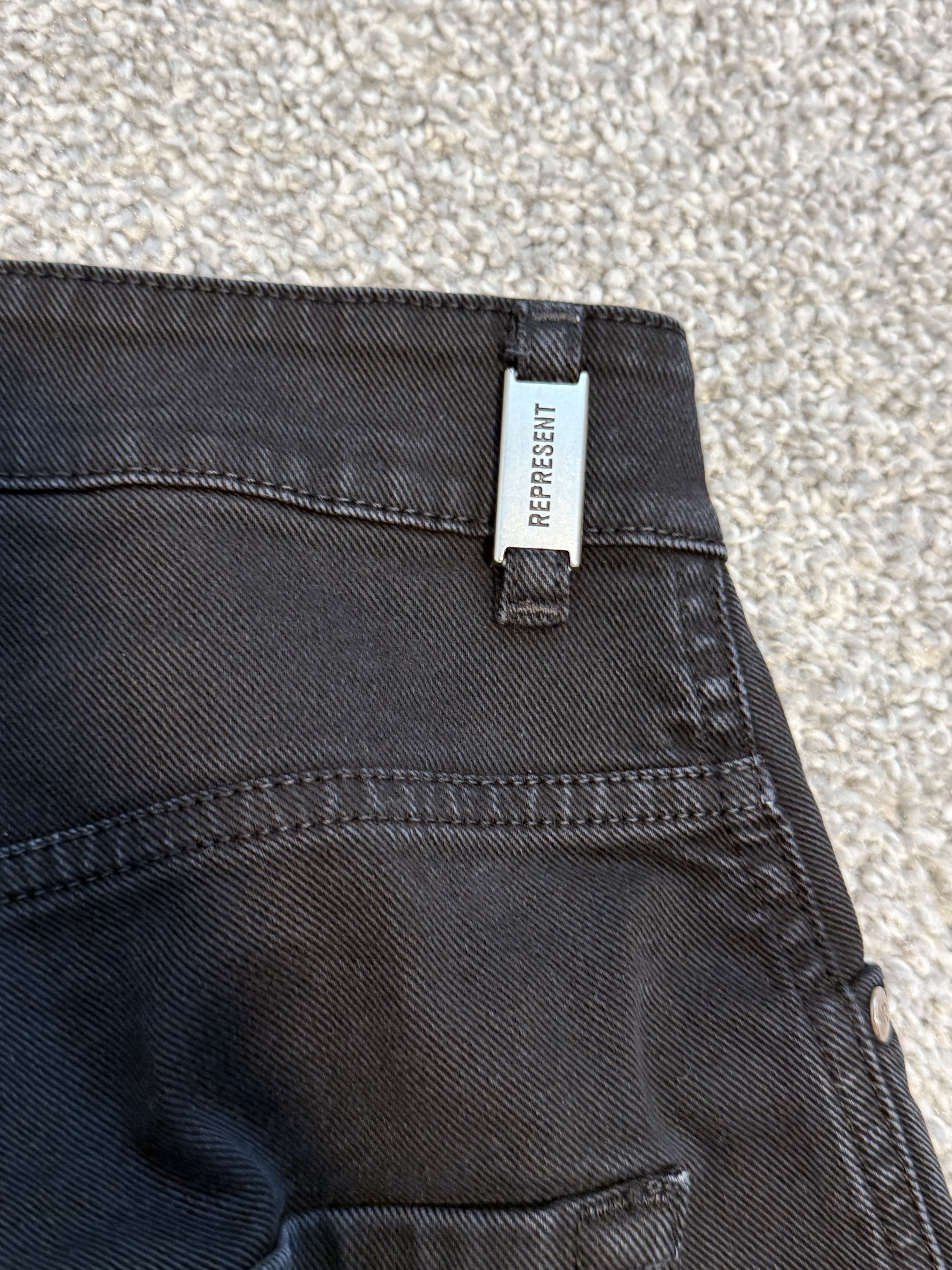 Represent Clo. Carpenter Denim - Black Size US 29 - 3 Thumbnail