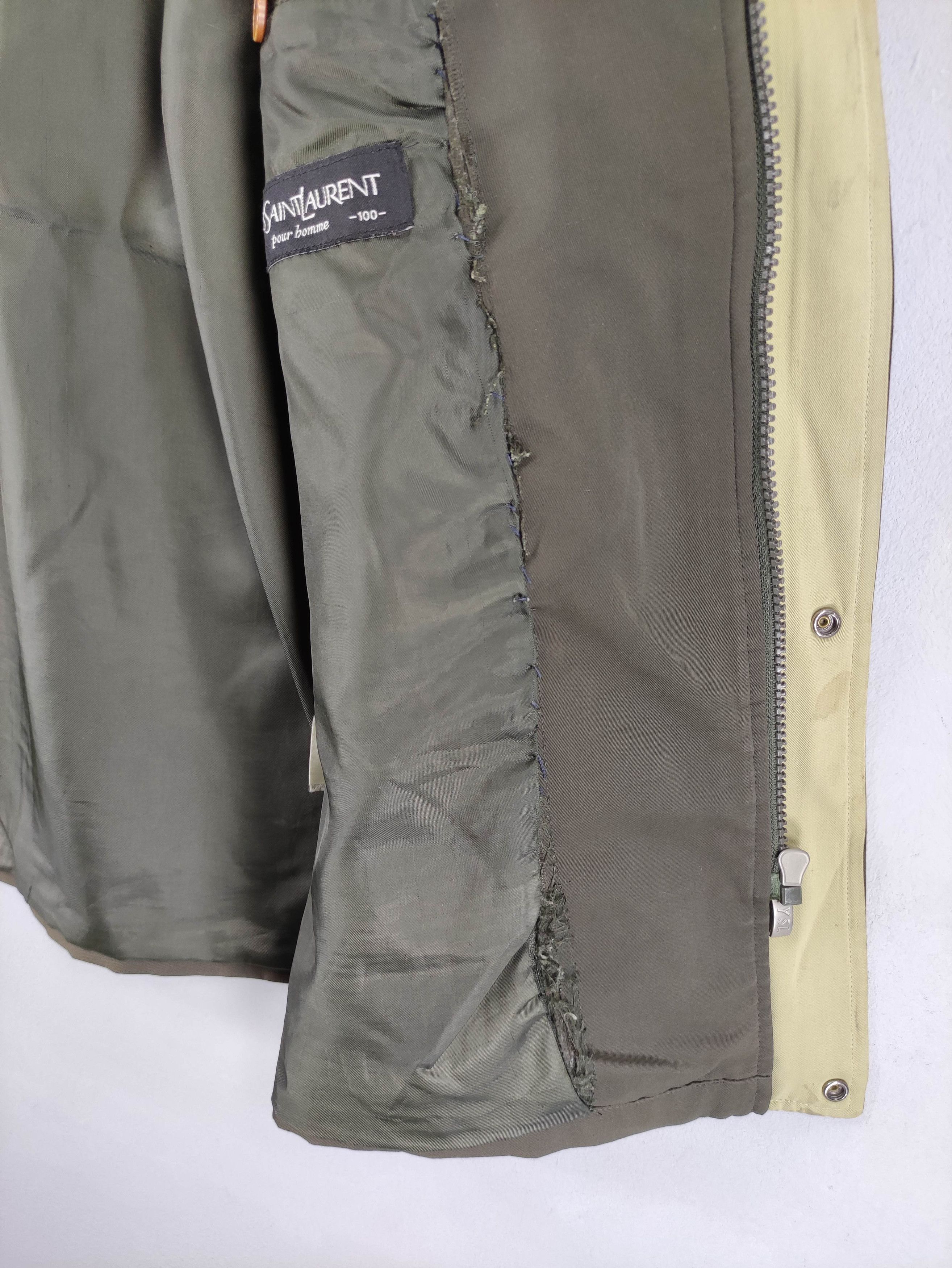 Yves Saint Laurent Vintage Yves Saint Lauren Small Logo Faded Jacket Size US L / EU 52-54 / 3 - 11 Thumbnail