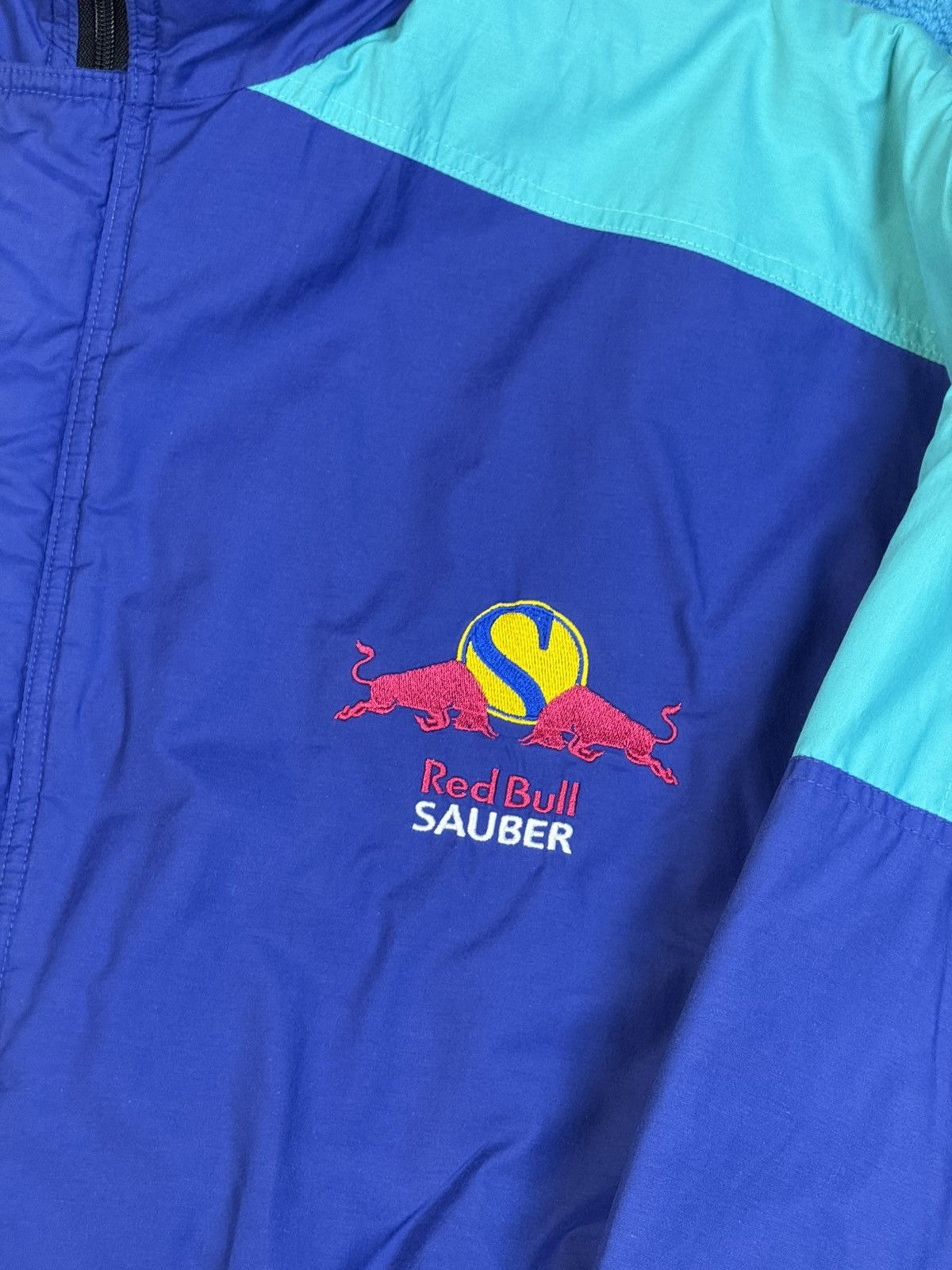 Red Bull × Vintage Vintage Red Bull Sauber Malaysia Blue Racing Jacket Size US L / EU 52-54 / 3 - 4 Thumbnail