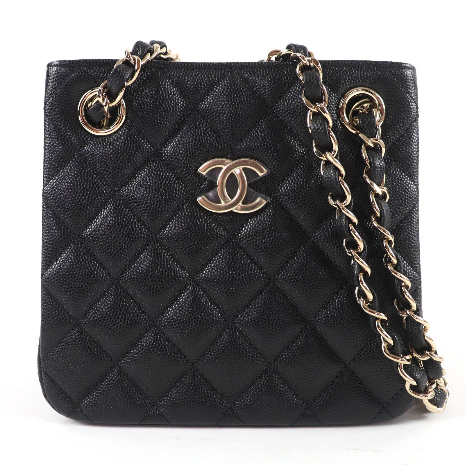 Chanel Chanel Chanel Matelasse Caviar Skin Bucket Bag Leather Shoulder Bag AS3176 DUTY FREE for USA Size ONE SIZE - 1 Thumbnail