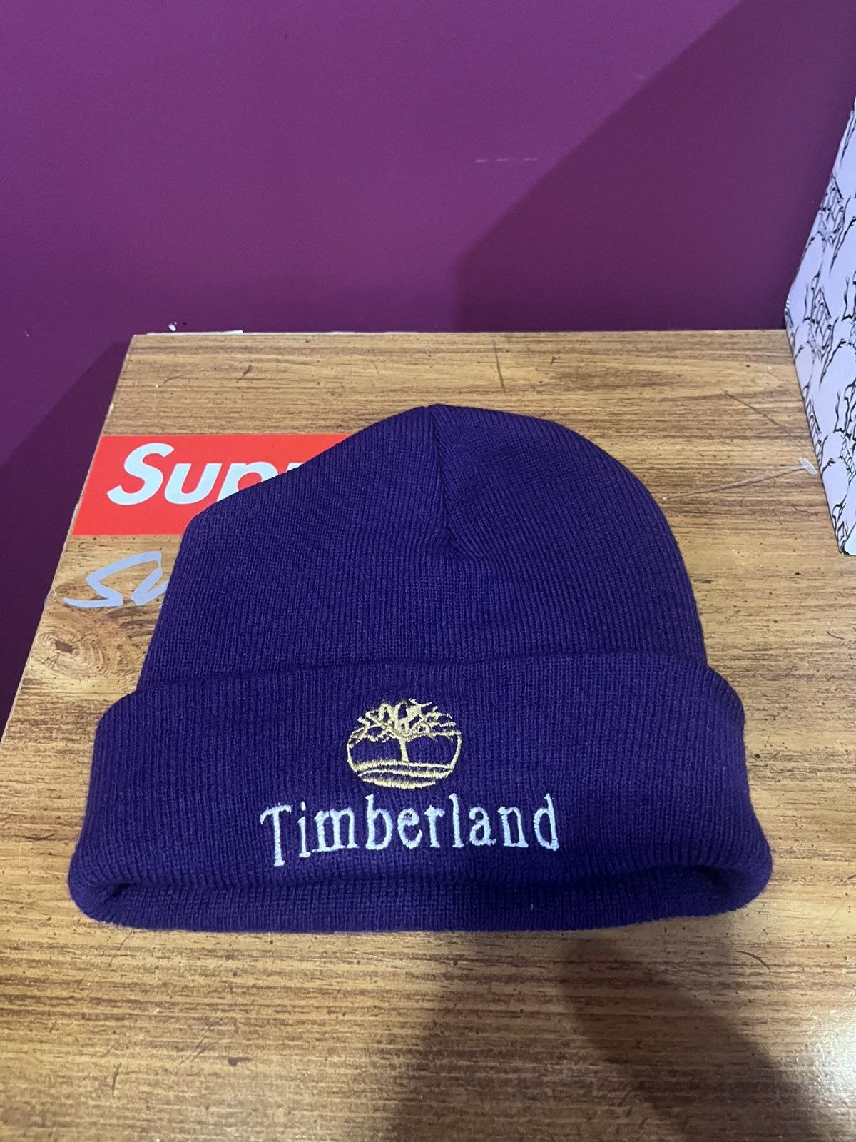 Timberland × Vintage Timberlands beanie Size ONE SIZE - 1 Thumbnail