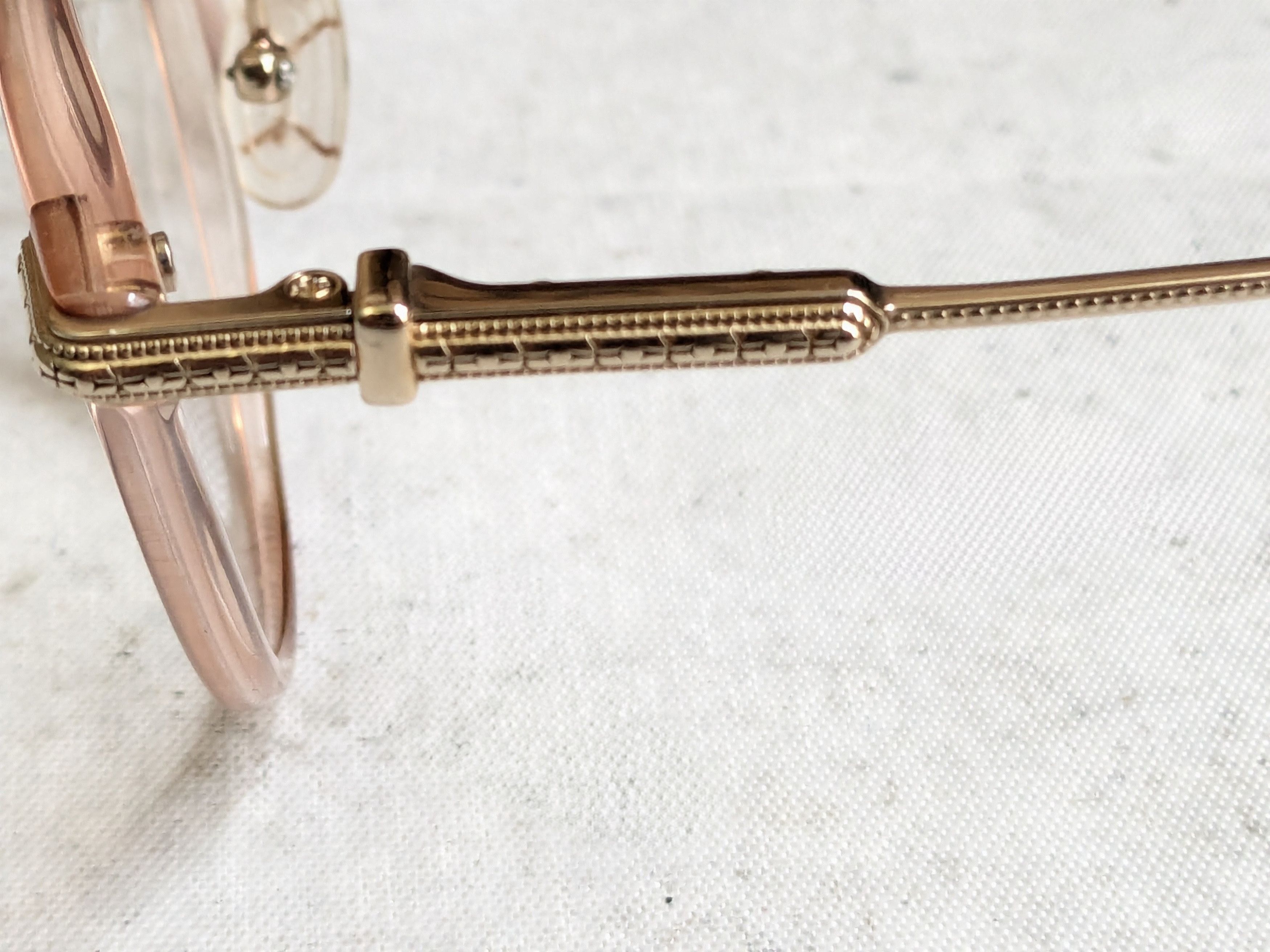 Chrome Hearts Chrome Hearts Jack On Glasses Round Pink Gold Cross Size ONE SIZE - 7 Thumbnail