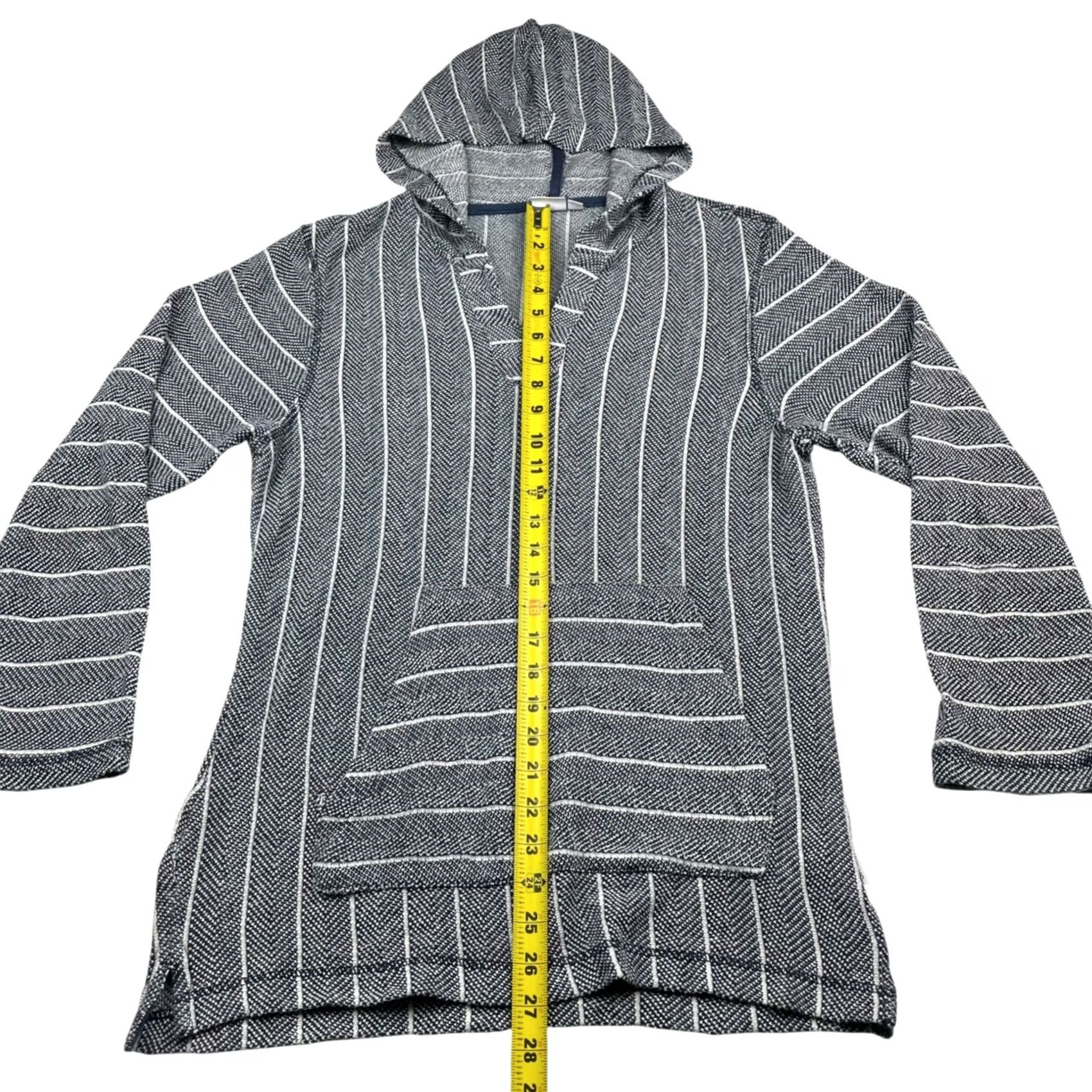 Onia Onia Hoodie Pullover Beach Hoodie Medium Navy/White Stripe Mens Size M / US 6-8 / IT 42-44 - 6 Thumbnail