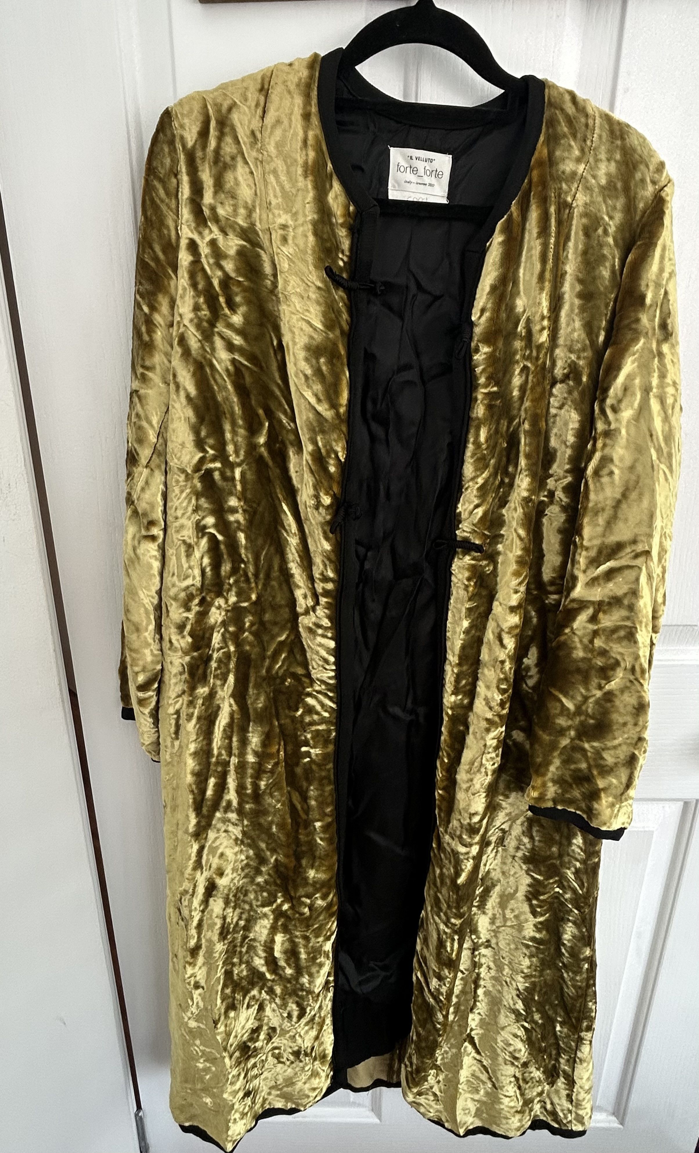 forte_forte Forte Forte 5211 velvet coat Size S / US 4 / IT 40 - 1 Thumbnail