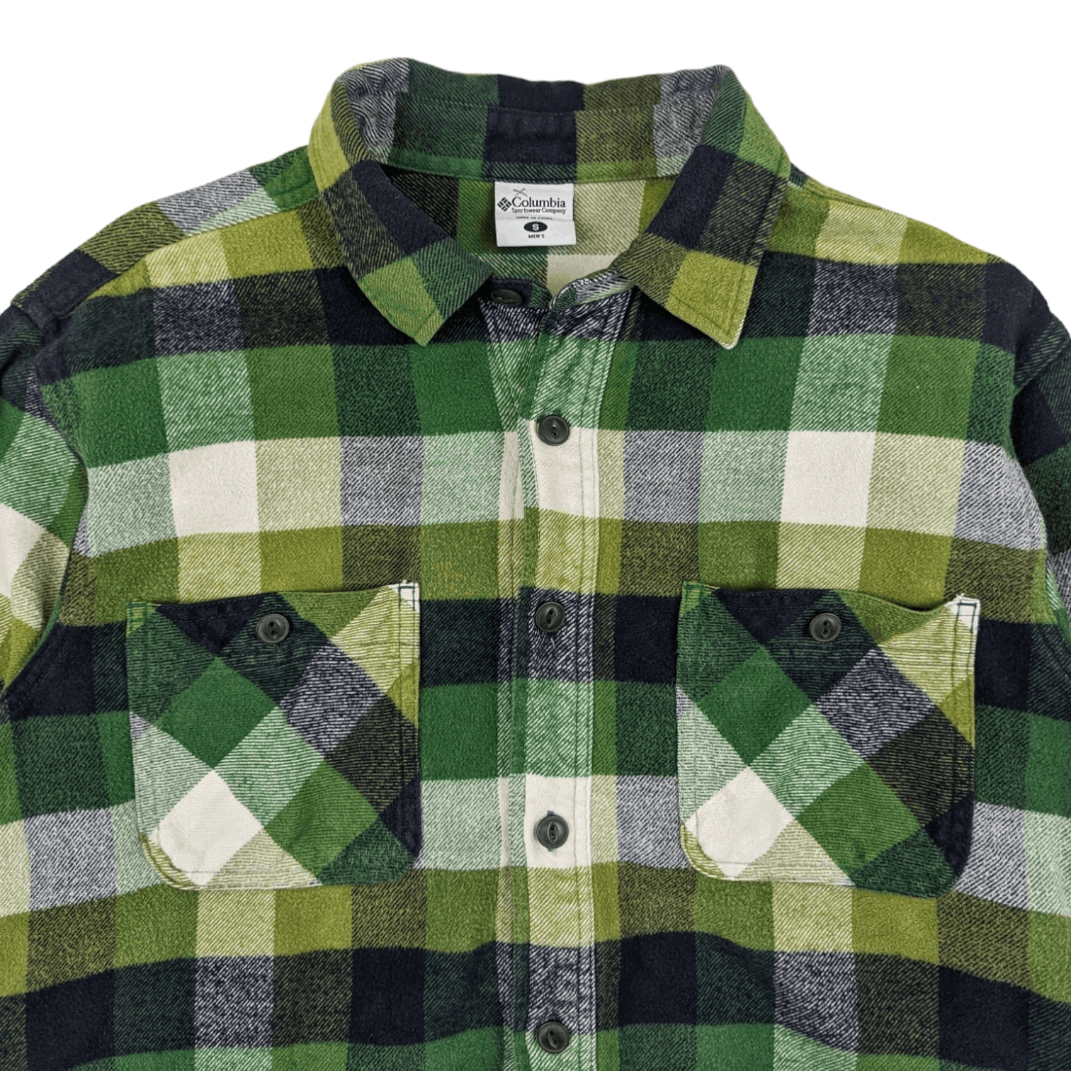 Columbia COLUMBIA Green Check Button Up Shirt Flannel Outdoor Hiking Size US S / EU 44-46 / 1 - 4 Thumbnail