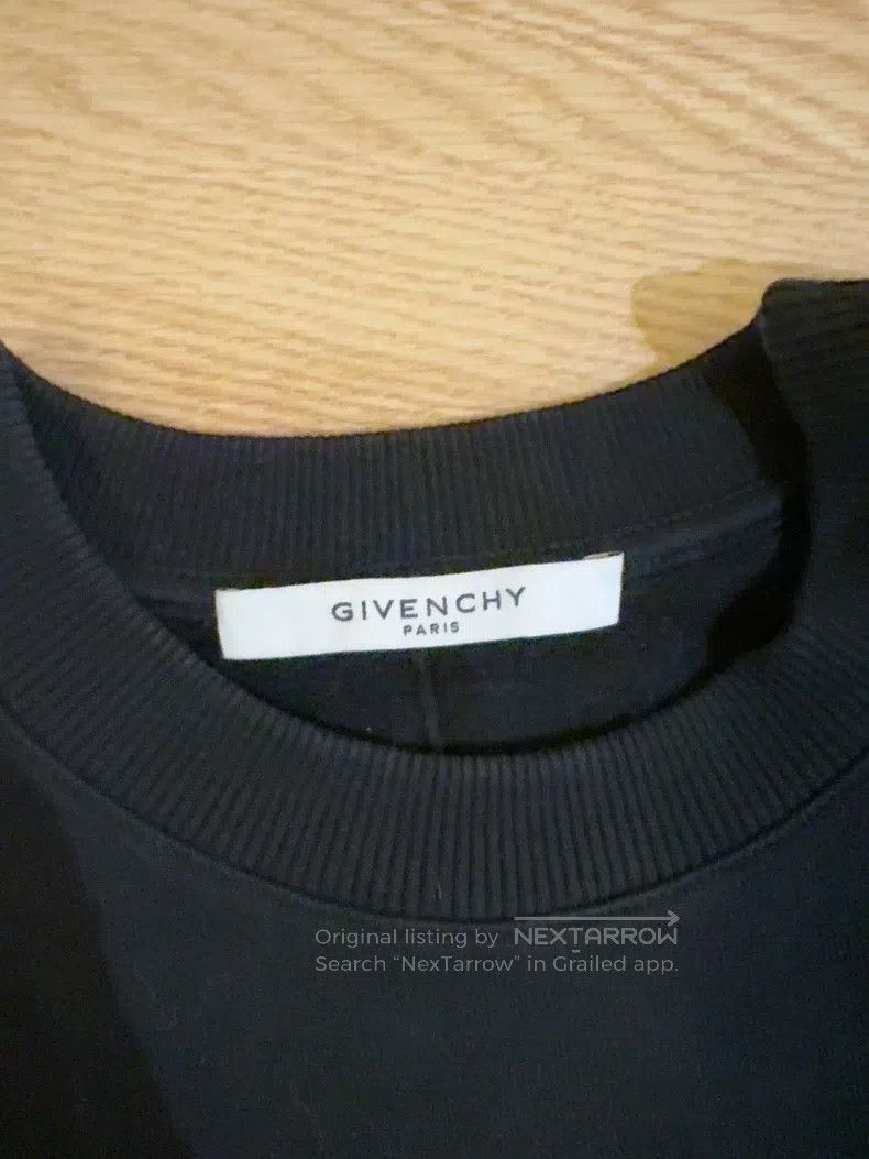 Other Givenchy Black Destroyed Letter Printed Logo Sweatshirt Size US M / EU 48-50 / 2 - 2 Thumbnail