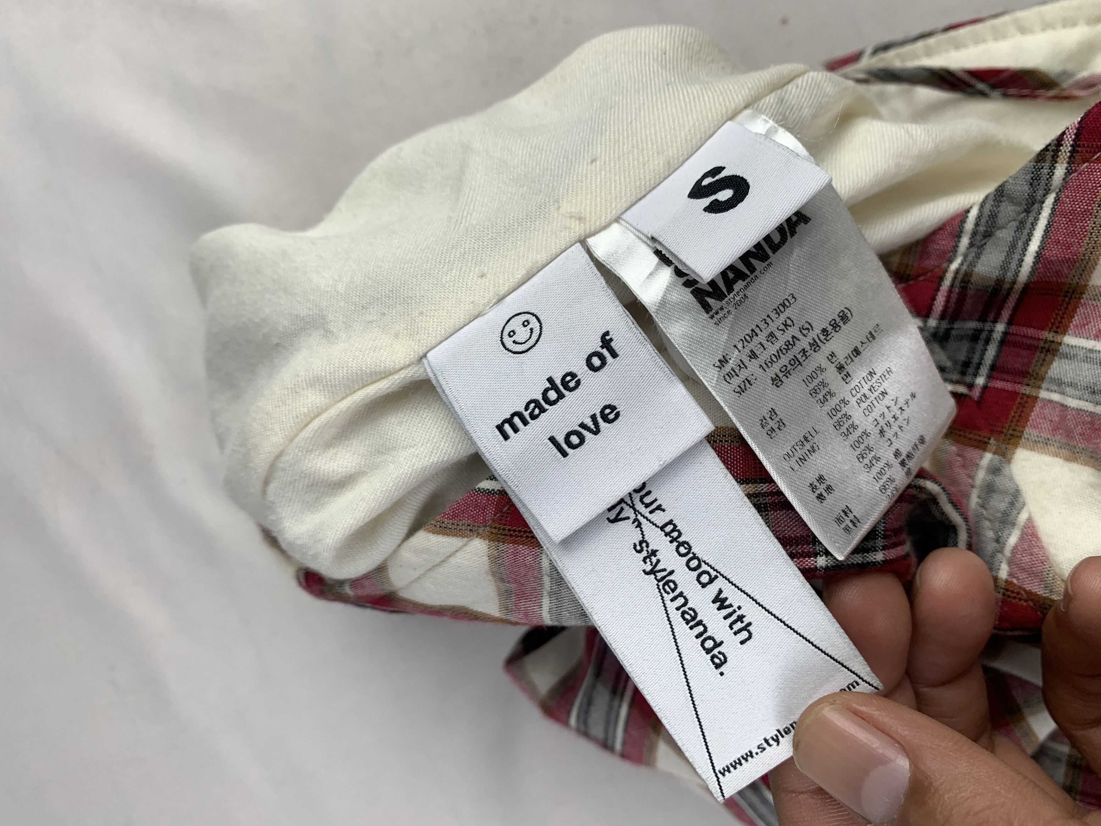 Japanese Brand stylenanda Plaid Tartan Wrapped Midi Skirt (27) Size 27" / US 4 / IT 40 - 7 Thumbnail
