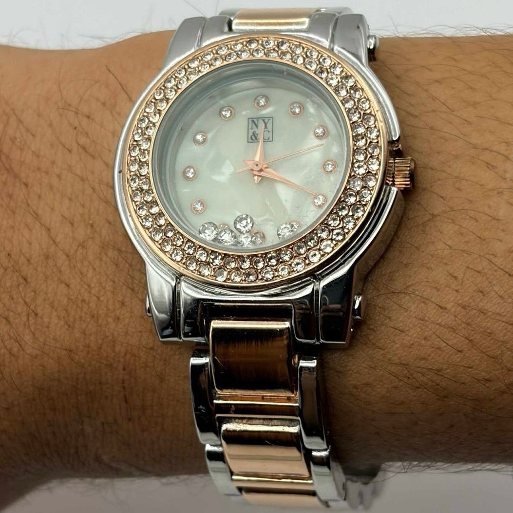 Other Rose Gold Crystal NY&C Watch Size ONE SIZE - 1 Thumbnail