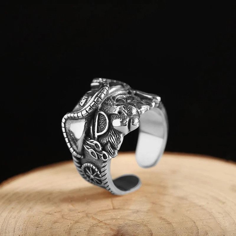 Other Retro Pirate Cat Ring Size ONE SIZE - 3 Thumbnail