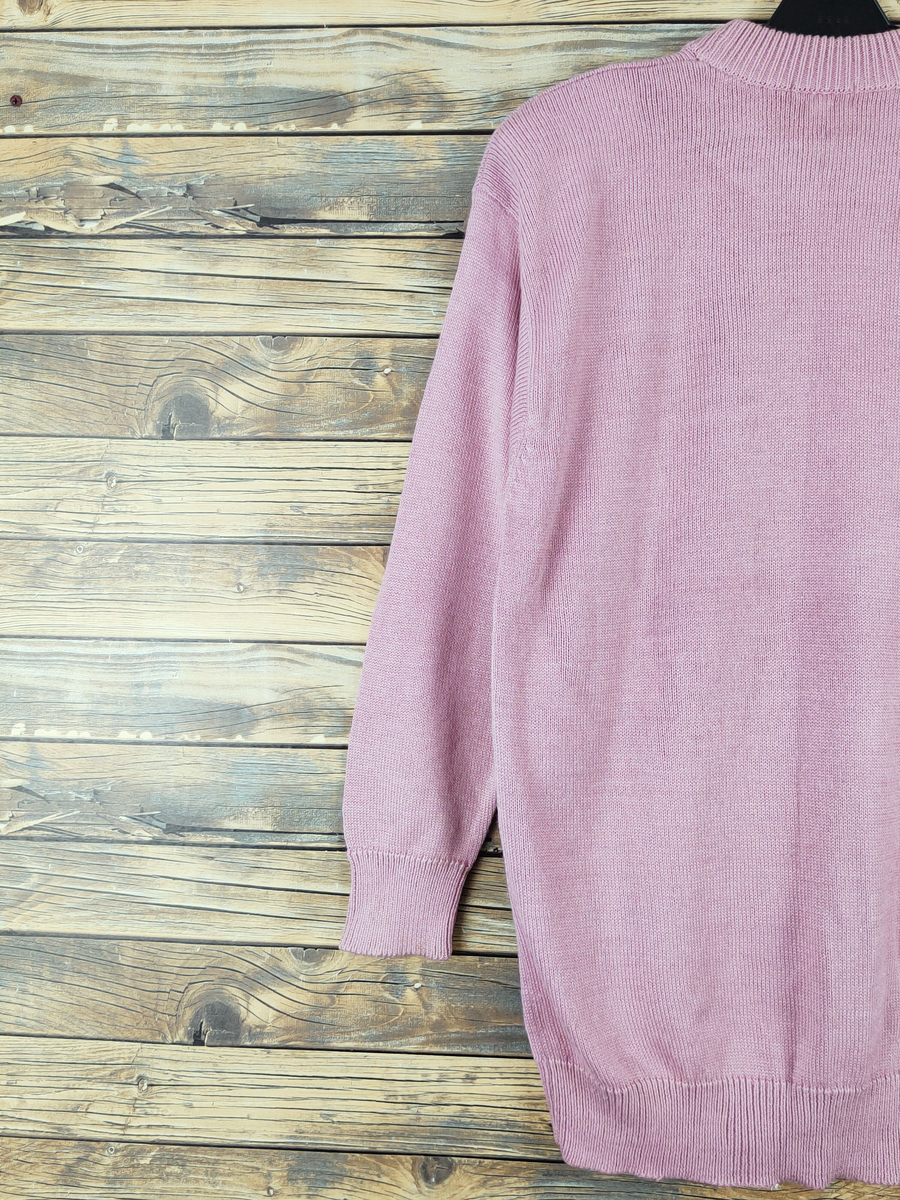 Homespun Knitwear × Japanese Brand × Vintage Pavone Pink Knitwear Sweatshirts #W997 Size M / US 6-8 / IT 42-44 - 11 Thumbnail