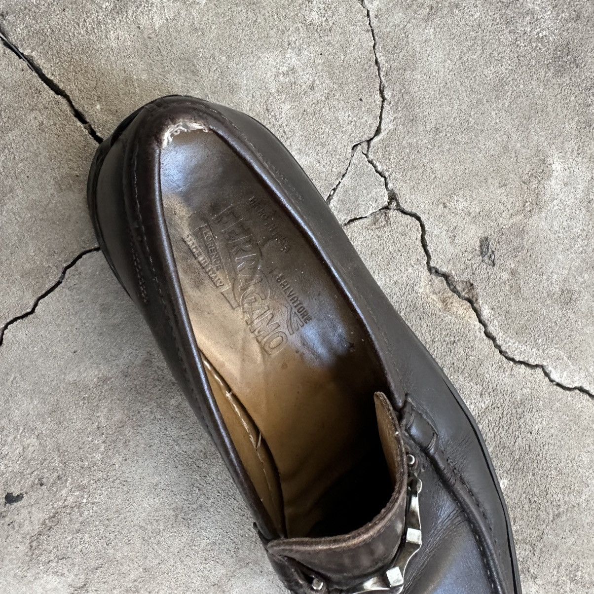 Salvatore Ferragamo Ferragamo Gancini Bit Loafer - Size 7 Size US 7 / EU 40 - 10 Thumbnail