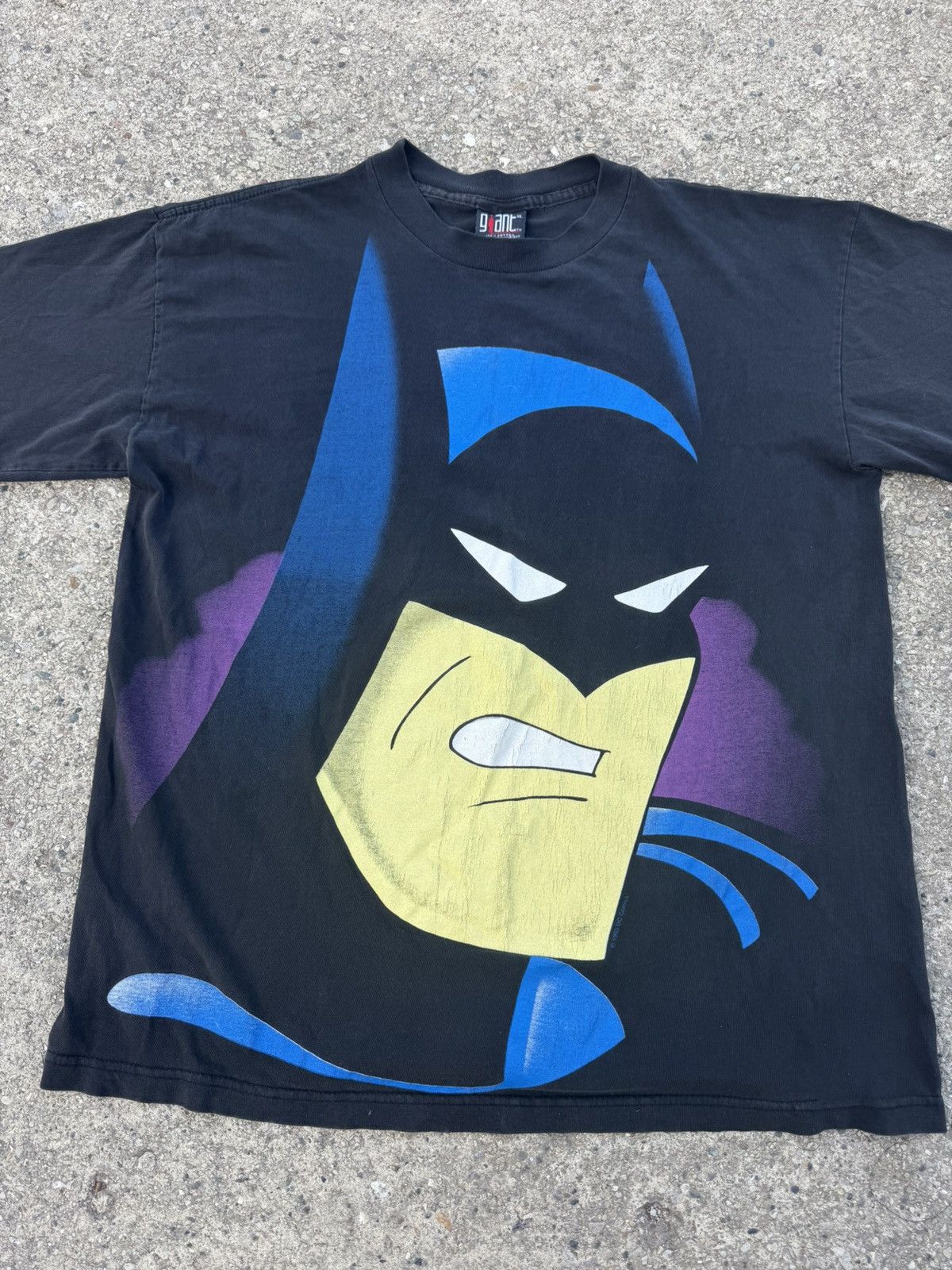Giant VINTAGE 93 batman tee Size US XL / EU 56 / 4 - 5 Thumbnail