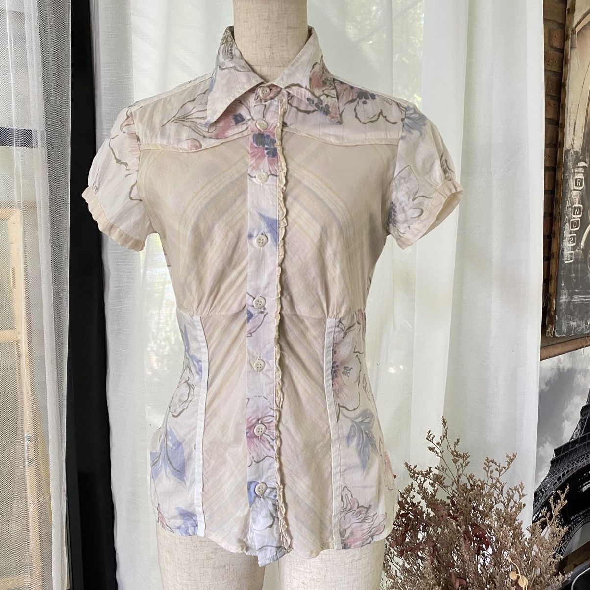 Diesel DIESEL Sweet Meadow Blouse Size S / US 4 / IT 40 - 16 Thumbnail