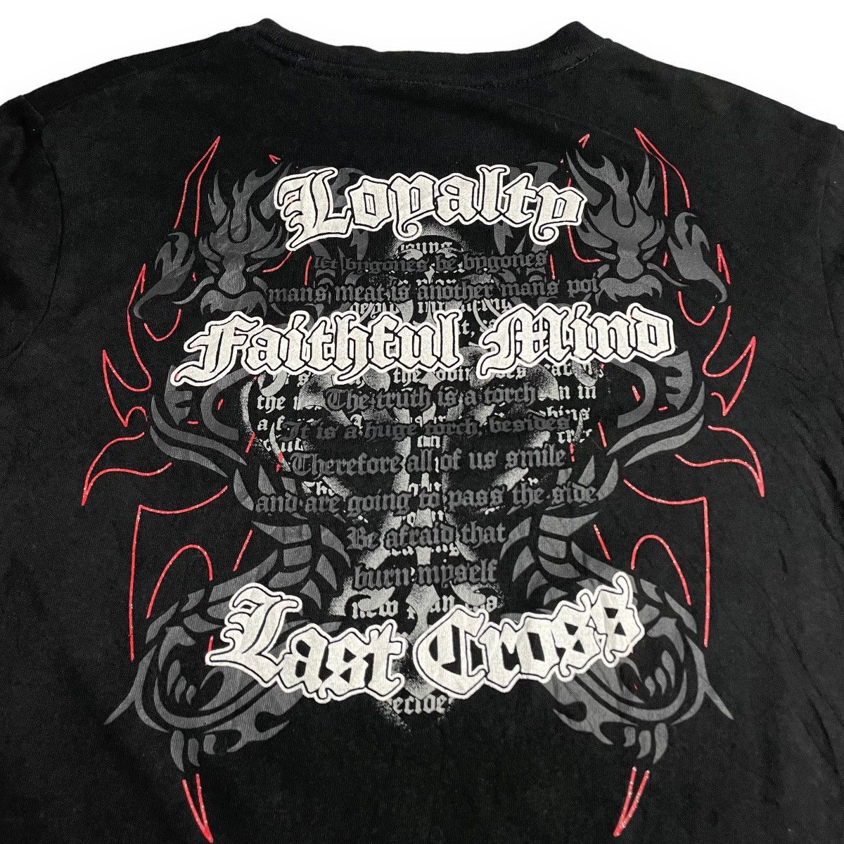 14th Addiction 🇯🇵 Y2K BEAUMERE POEM PUNK DOUBLE LAYER TSHIRT Size US M / EU 48-50 / 2 - 8 Thumbnail