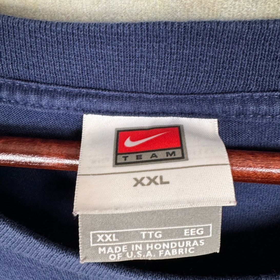 Nike × Vintage VTG Y2K Nike New York Yankees T Shirt XXL Blue MLB Baseball Size US XXL / EU 58 / 5 - 6 Thumbnail