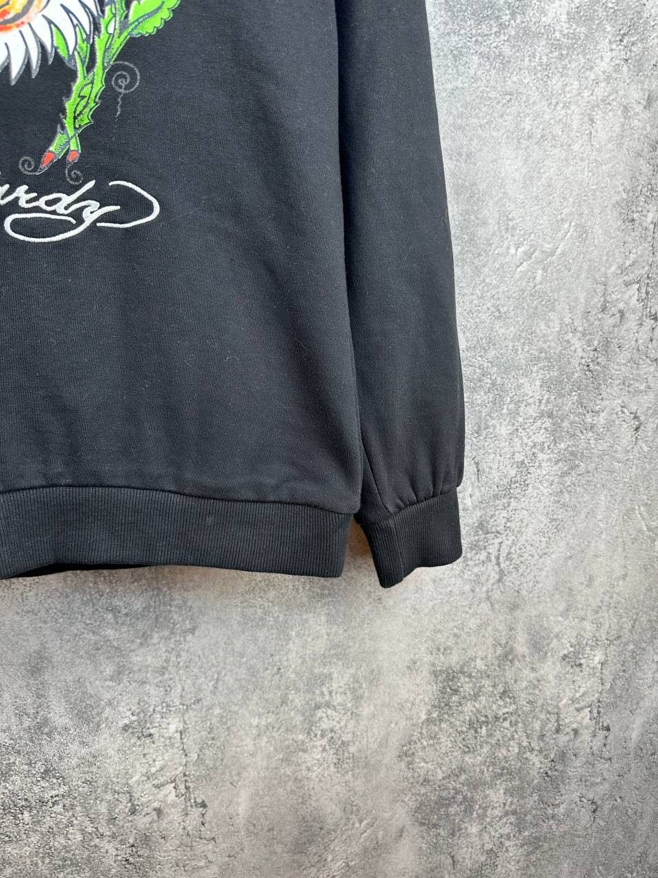 Ed Hardy Ed Hardy Hoodie Tiger Rose Print Picture Sweatshirt Fleece Size M / US 6-8 / IT 42-44 - 8 Thumbnail