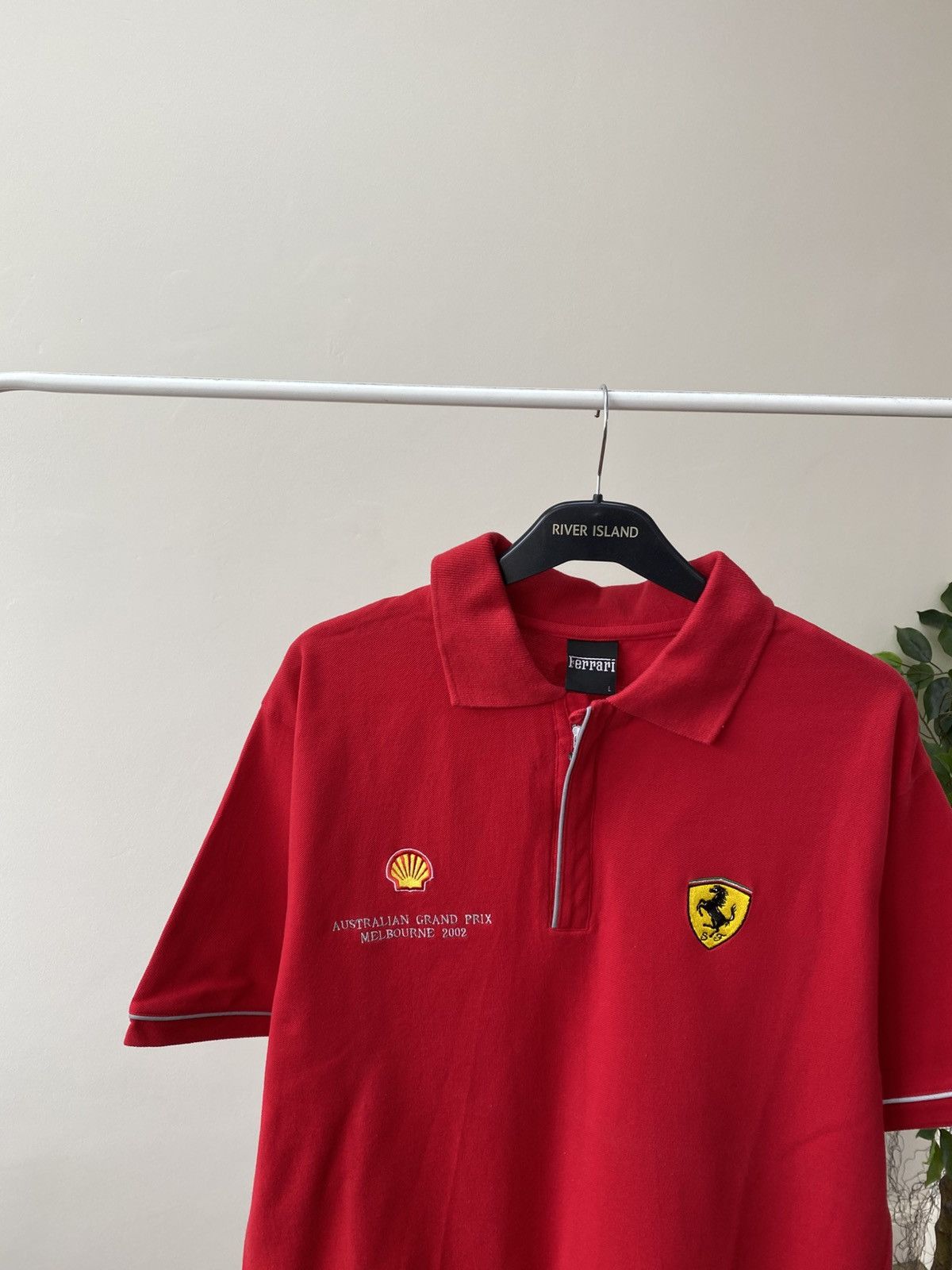 Ferrari × Vintage Vintage Ferrari 2002 Australian Melbourne 1/4 zip polo Size US L / EU 52-54 / 3 - 7 Thumbnail
