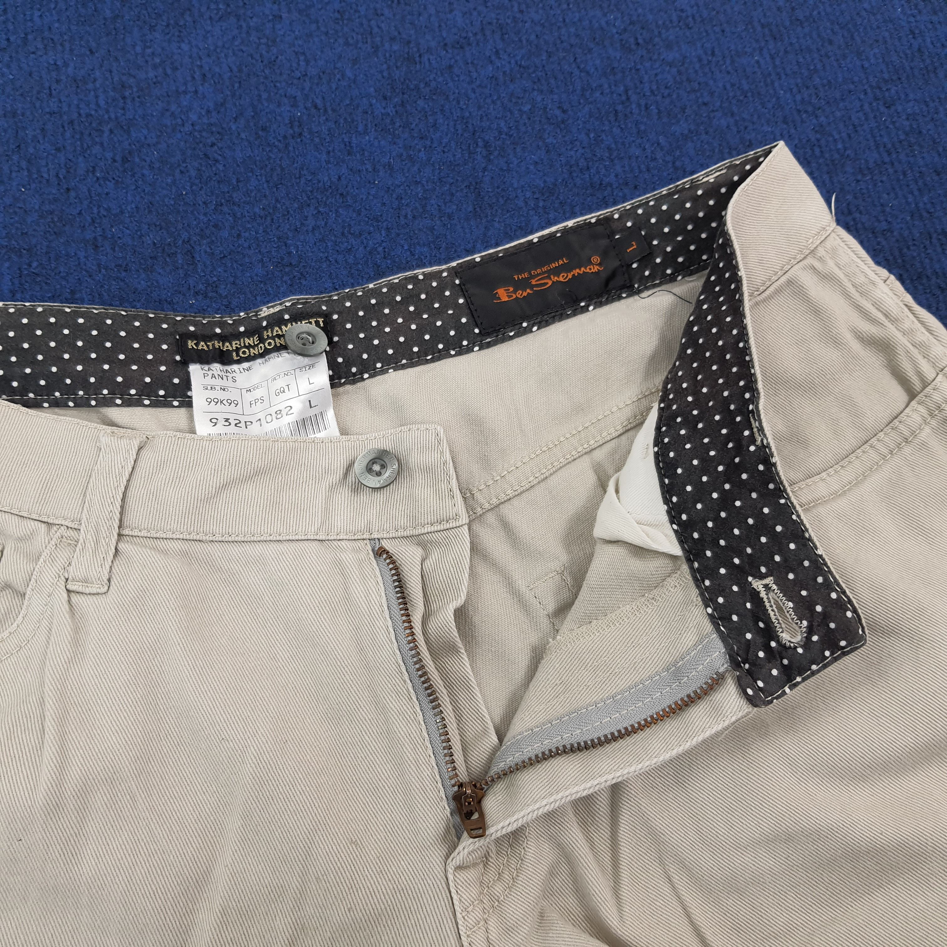 Ben Sherman × Designer × Katharine Hamnett London Vintage Katharine Hamnett x Ben Sherman Casual Pants Size US 33 - 7 Thumbnail