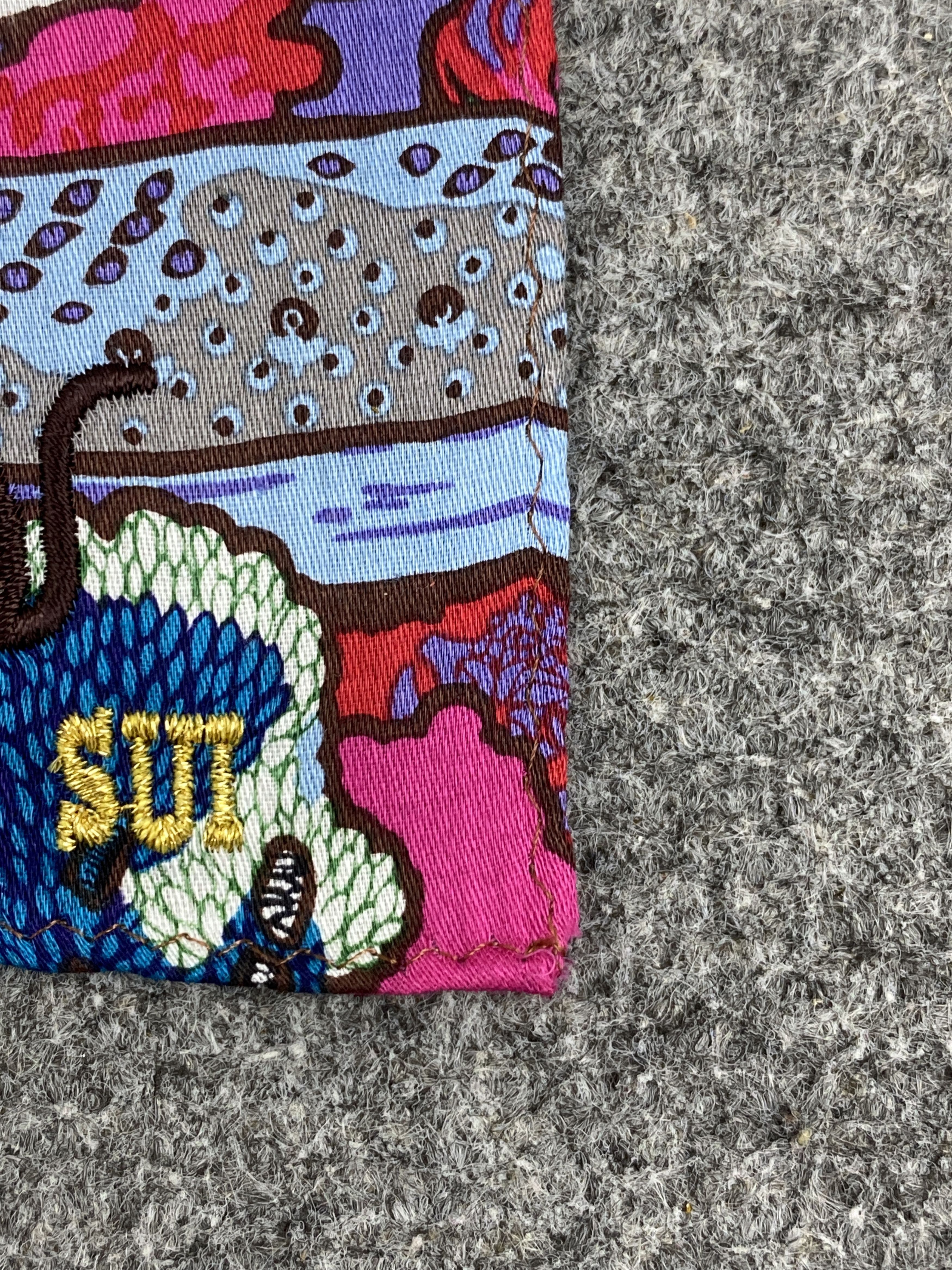 Anna Sui Anna Sui Handkerchief / Neckwear / Bandana HKC0473 Size ONE SIZE - 6 Thumbnail