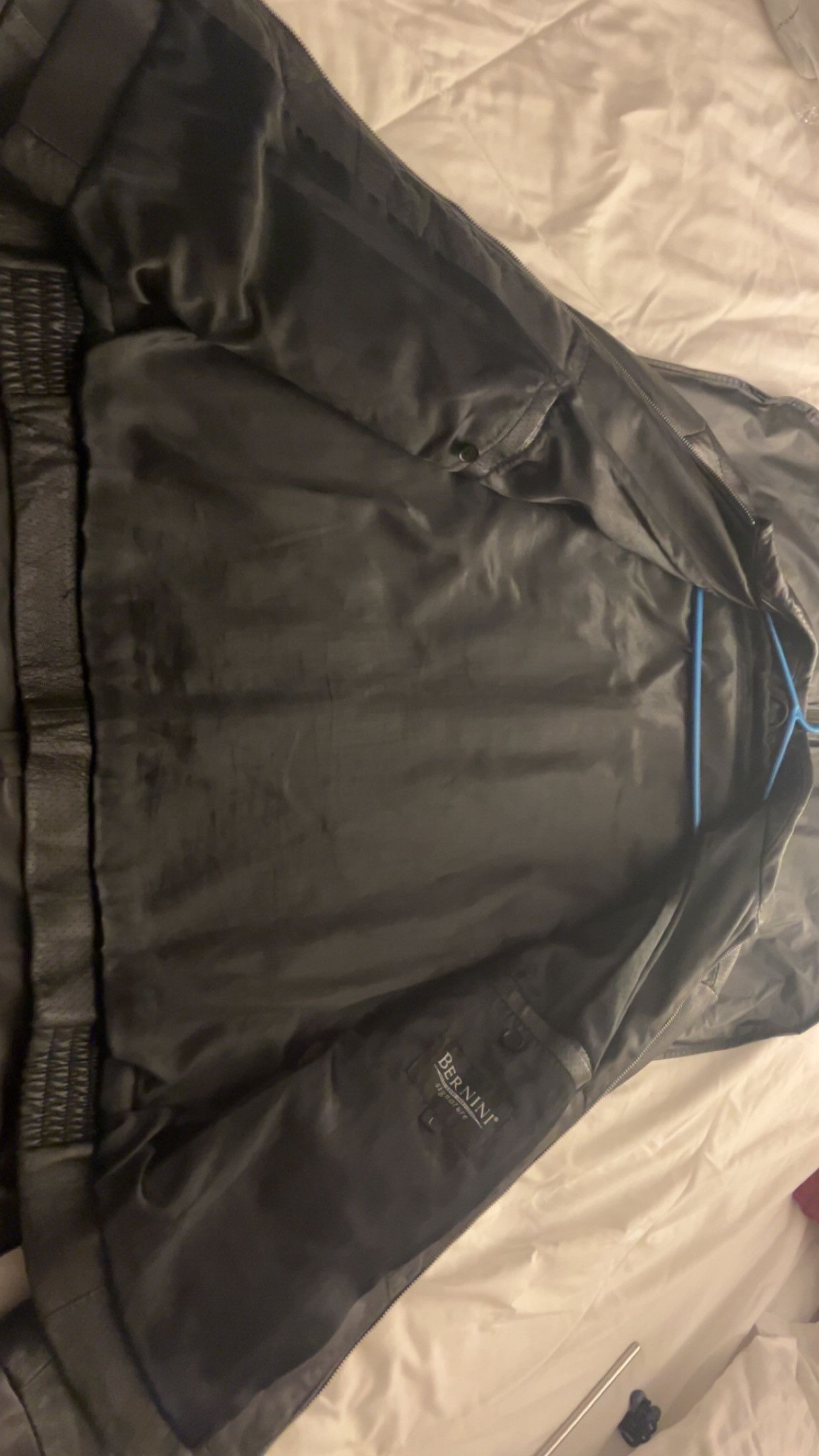Other 1990s Bernini Beverly Hills Deadstock Leather Jacket Size US L / EU 52-54 / 3 - 3 Thumbnail