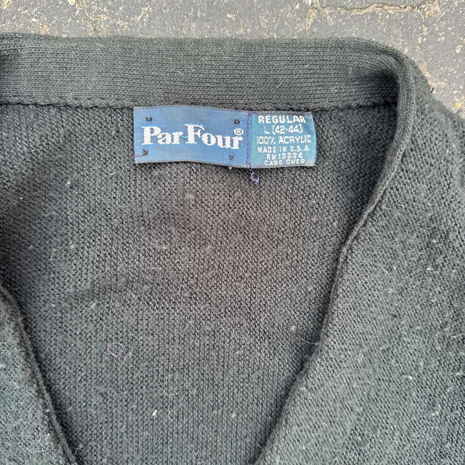 Vintage Vintage 80s Par Four Acrylic Knit Cardigan Size Large Size US L / EU 52-54 / 3 - 4 Thumbnail
