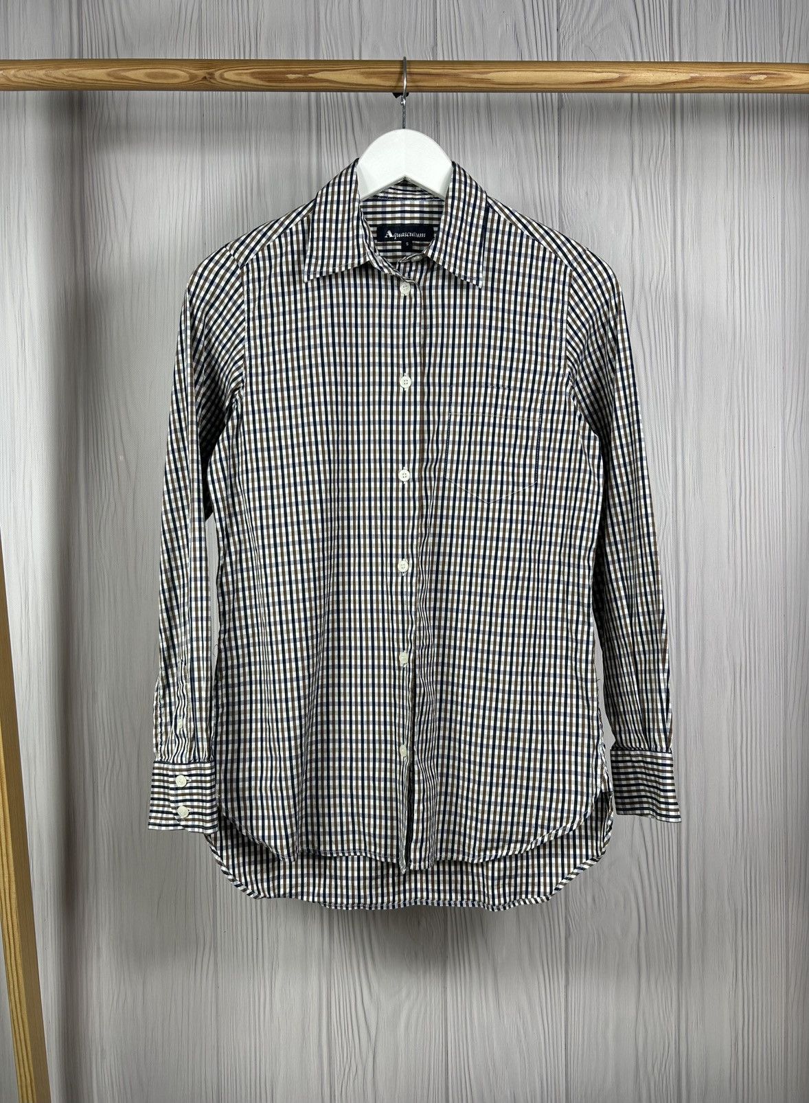 Aquascutum Aquasqutum Iconic Chekered Button Up Shirt Size S Size US S / EU 44-46 / 1 - 1 Thumbnail