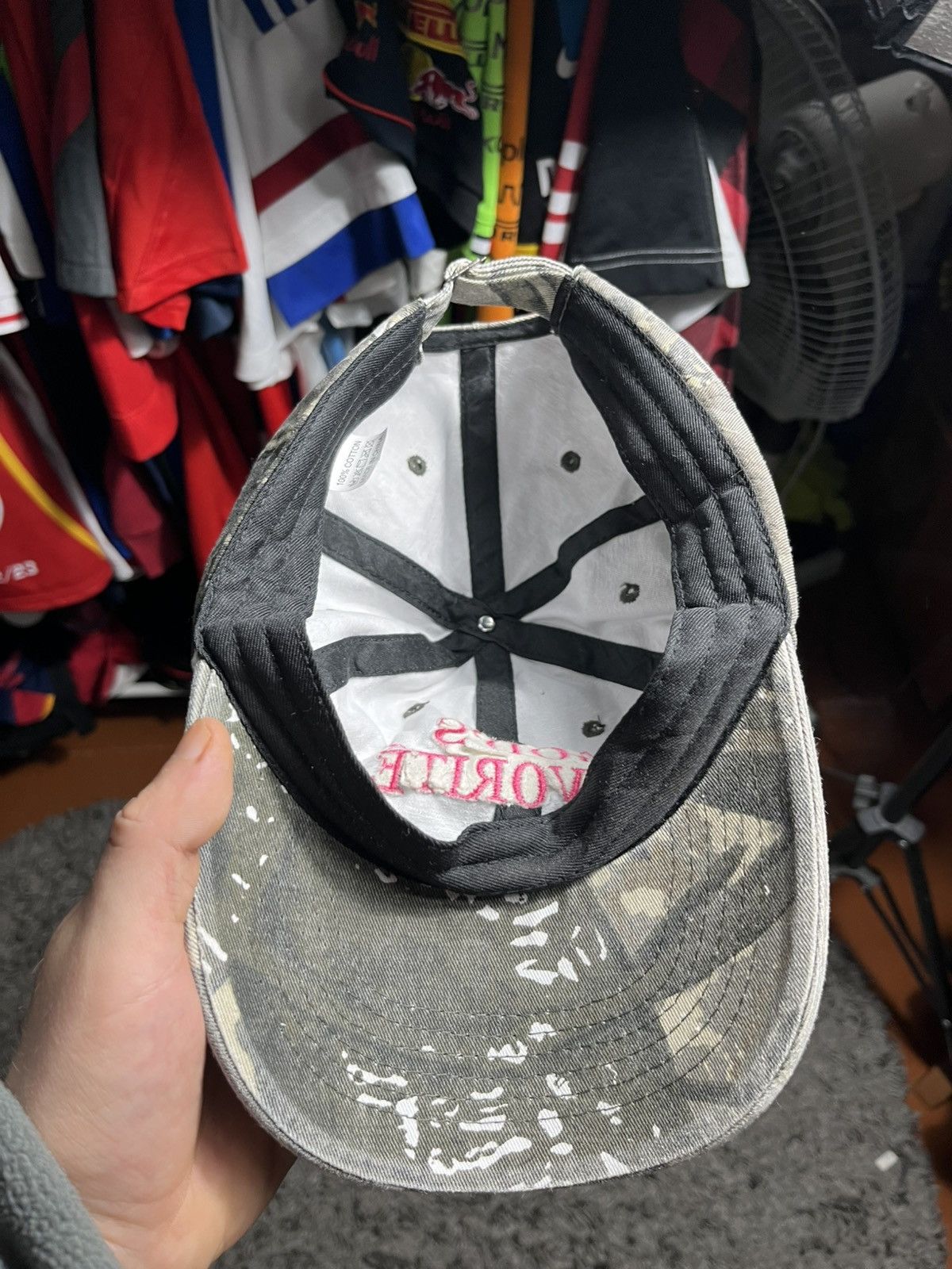 Vintage “GODS FAVORITE” CAMO BASEBALL CAP Size ONE SIZE - 5 Thumbnail