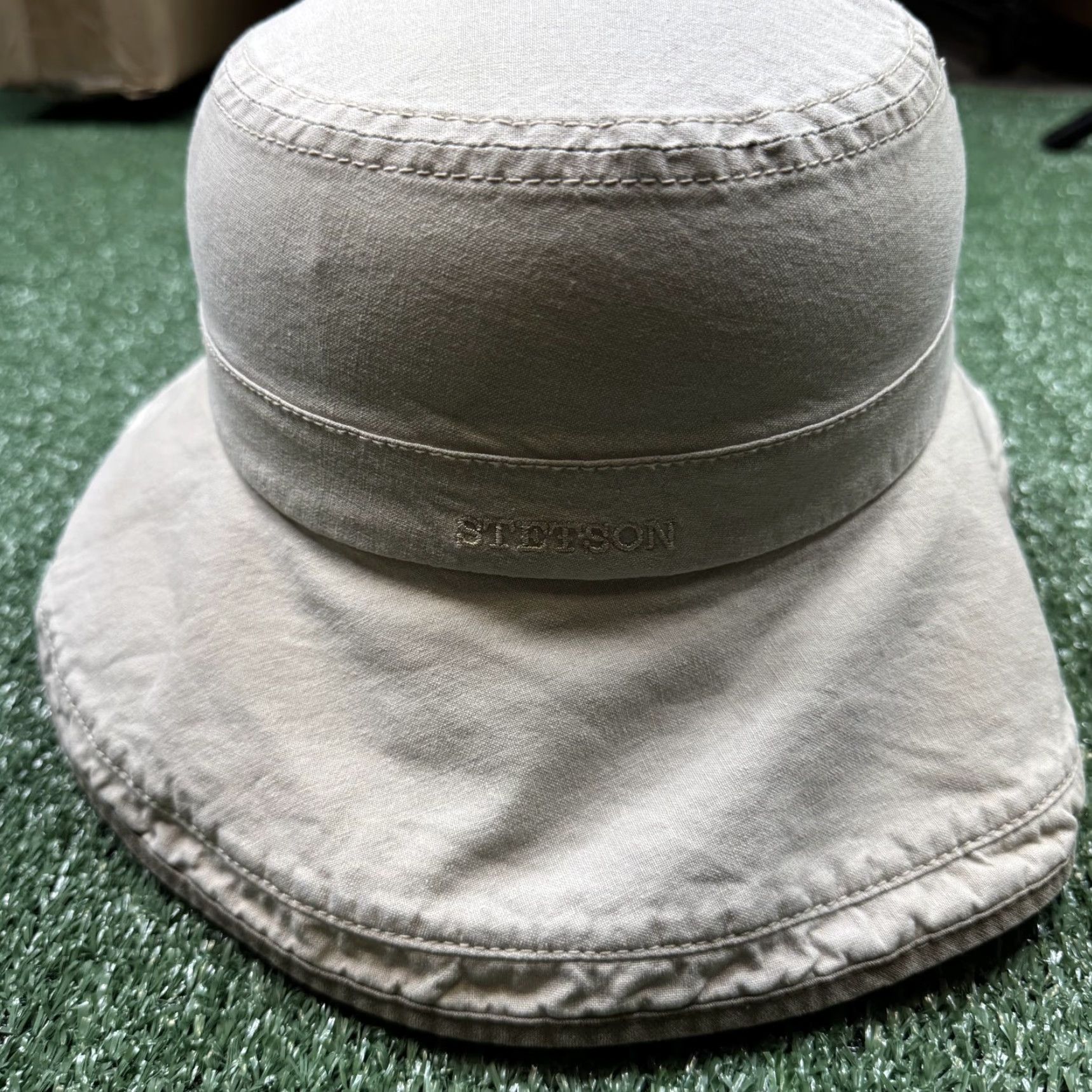 Stetson VINTAGE Stetson Bucket Hat Men's One Size Brown Lightweight Western Casual Size ONE SIZE - 3 Thumbnail