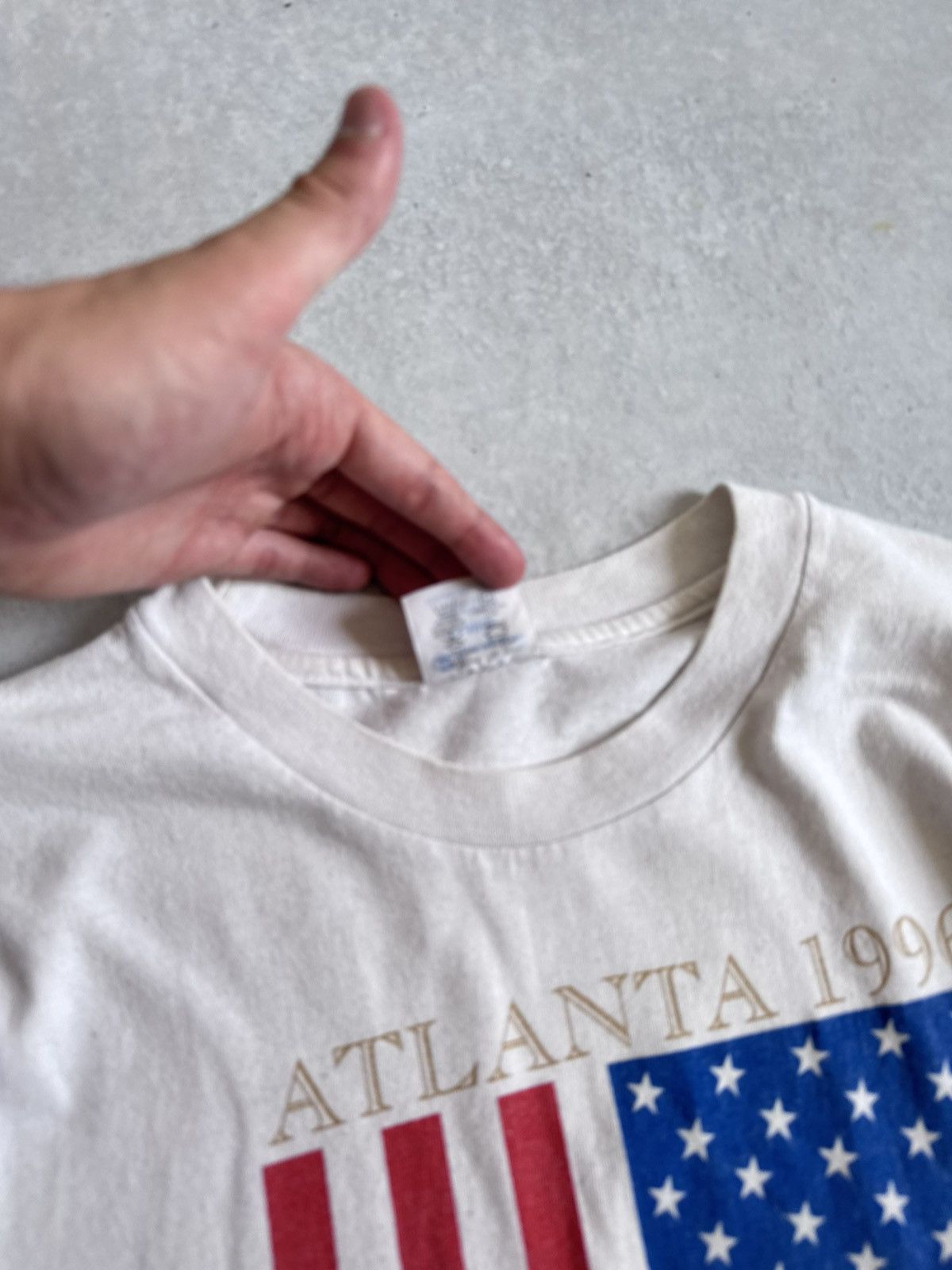 Champion Vintage Champion Atlanta Olympics Game 1996 Rare Tee Size US XL / EU 56 / 4 - 7 Thumbnail