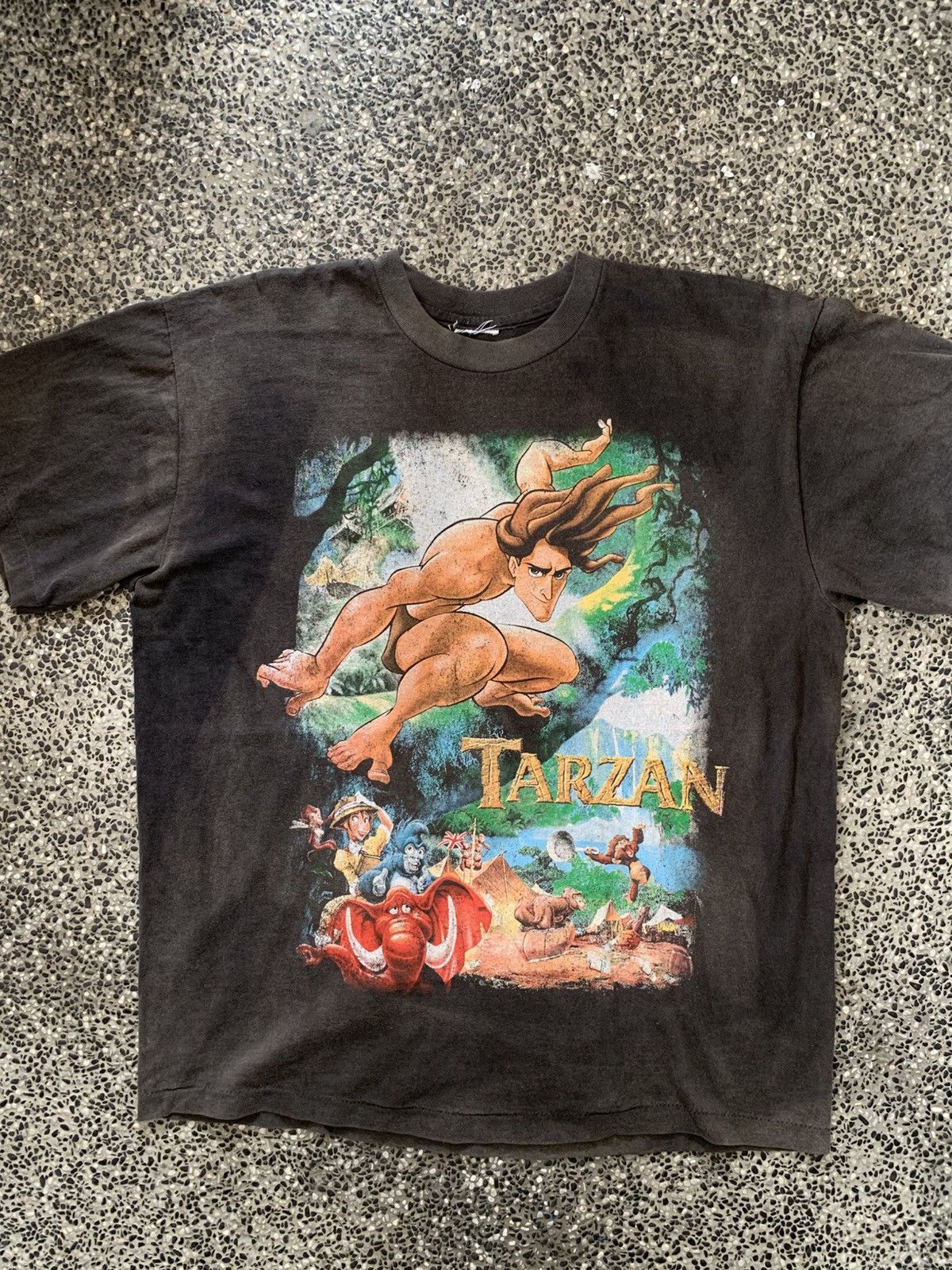 Disney Vintage Tarzan Walt Disney Animation Musical Movie T shirt Size US XL / EU 56 / 4 - 8 Thumbnail