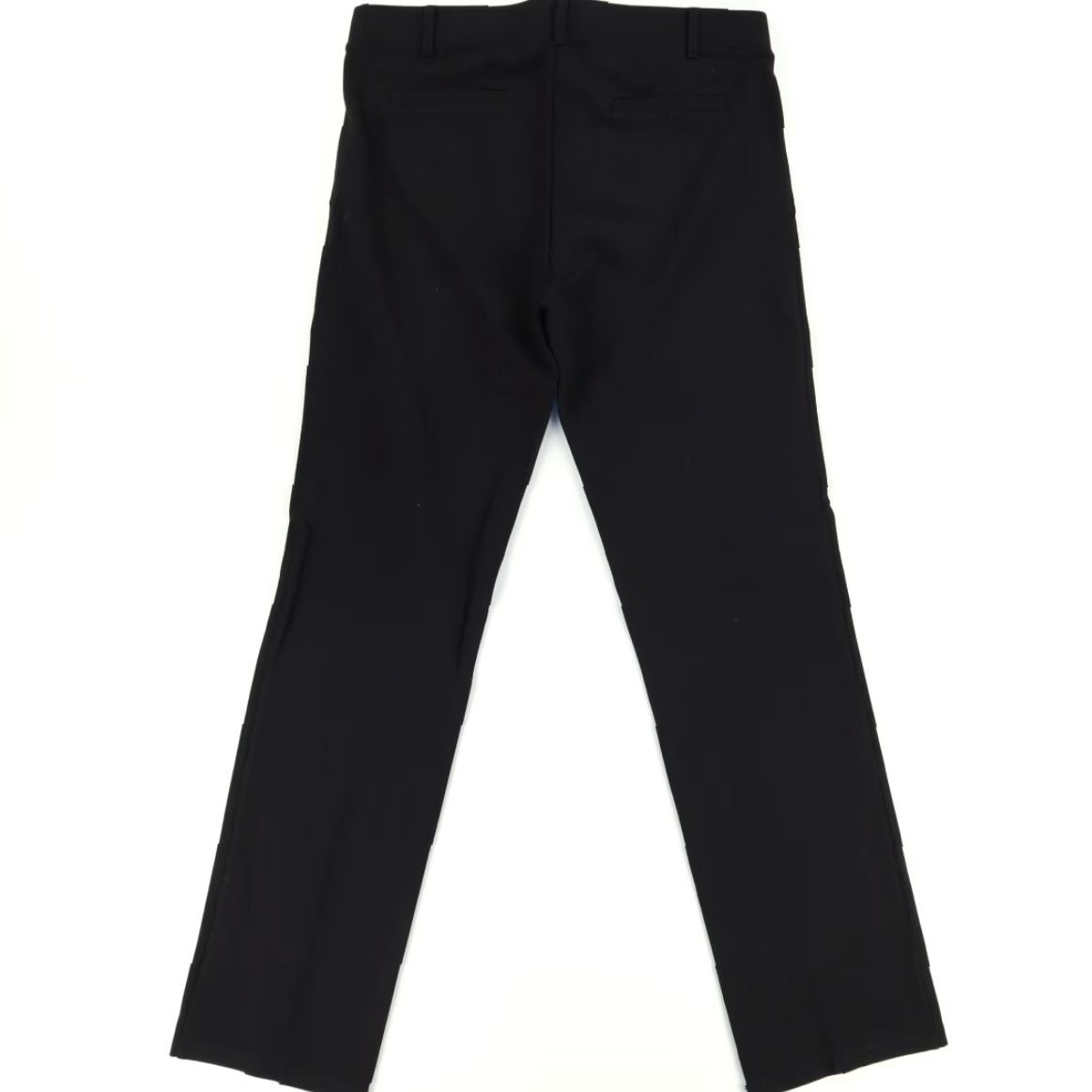 Vintage Betabrand Stretch Straight Leg Yoga Rayon Woven Chino Pants Black Women's L Size 36" / US 14 / IT 50 - 4 Thumbnail