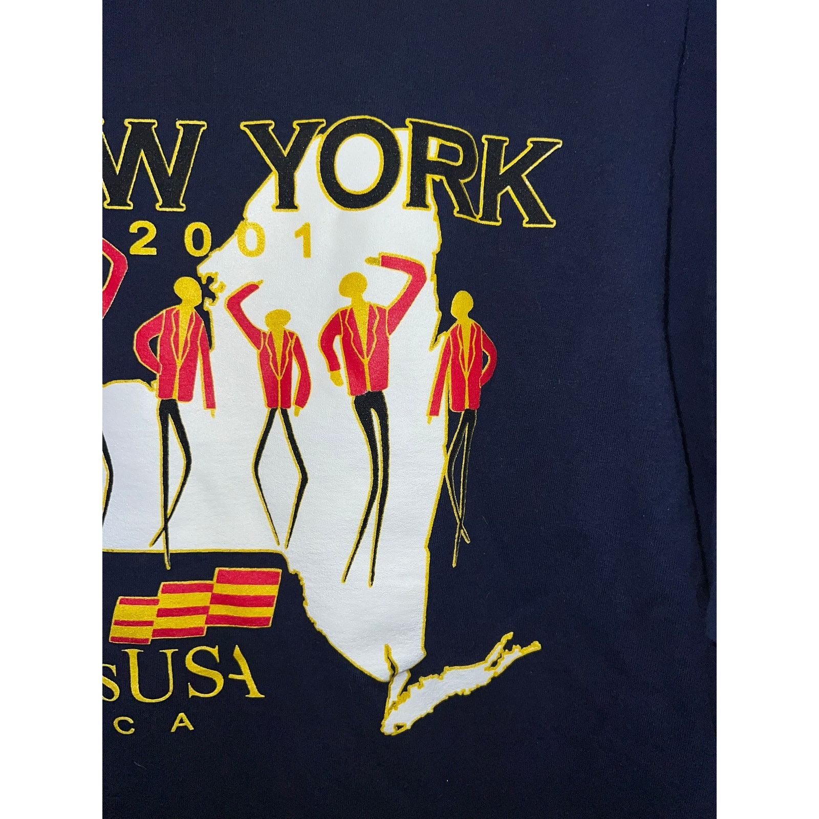 Delta Vintage New York Shirt Skills USA Vica Graphic Tee 2001 L Size US L / EU 52-54 / 3 - 4 Thumbnail