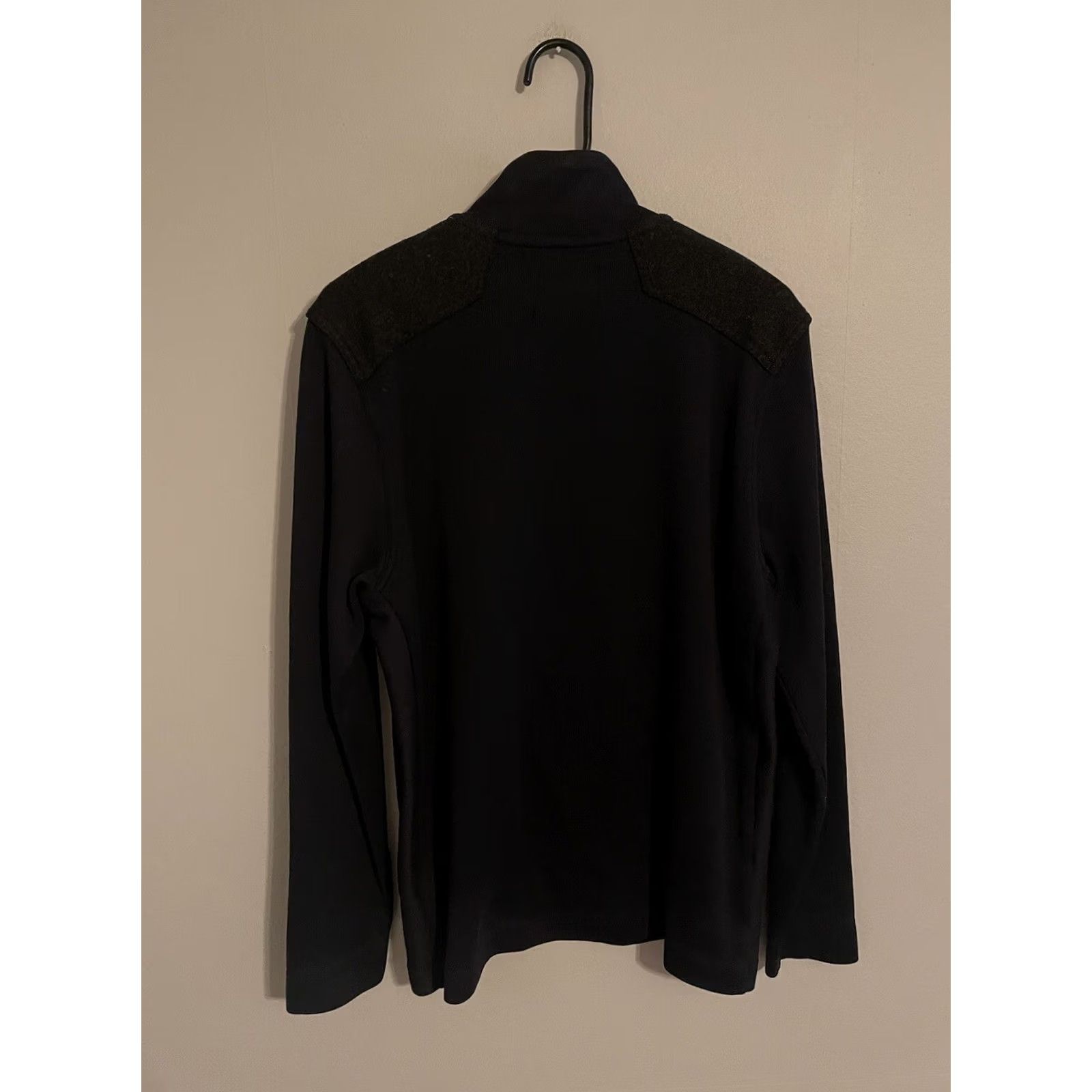 Banana Republic Banana Republic Sweater Men's Large L Navy Mock Neck 2 Button Wool Trim Size US L / EU 52-54 / 3 - 4 Thumbnail