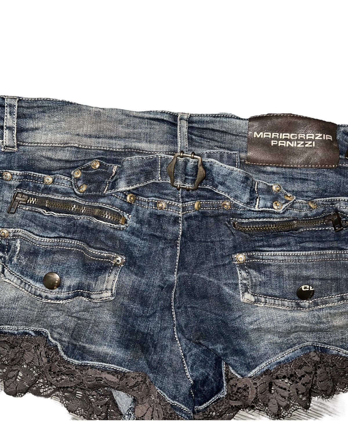 Seditionaries Rare MARIAGRAZIA PANIZZI micro shorts ☠️👾 Size 25" / US 0 / IT 36 - 9 Thumbnail