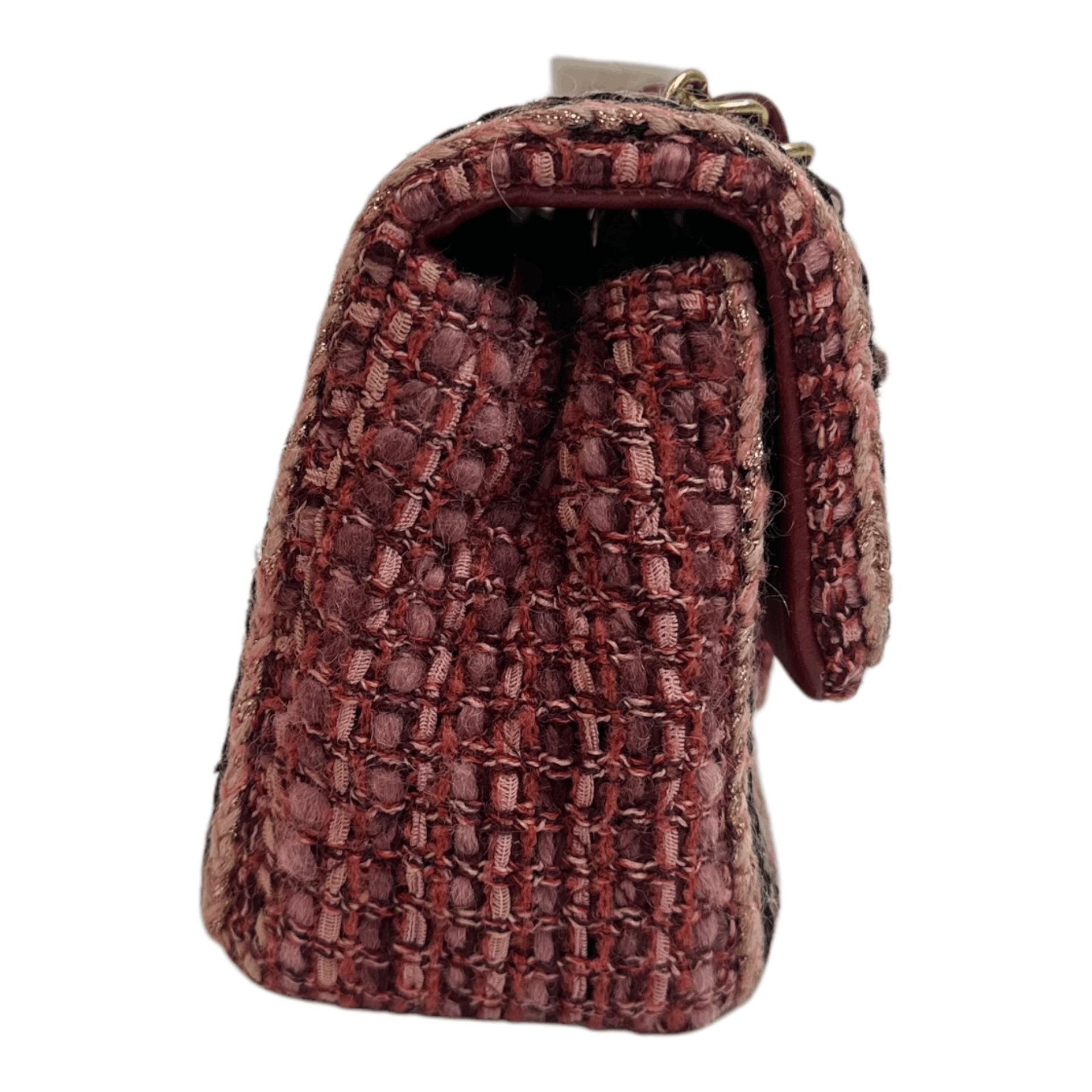 Chanel Chanel Mini Braided Classic Tweed Single Flap Bag Size ONE SIZE - 4 Thumbnail