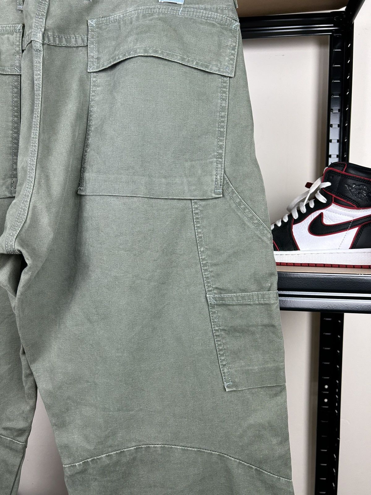 Carhartt × Diesel Diesel Y2k Vintage Single Knee Canvas 90s Denim Jeans Pants Size US 33 - 9 Thumbnail