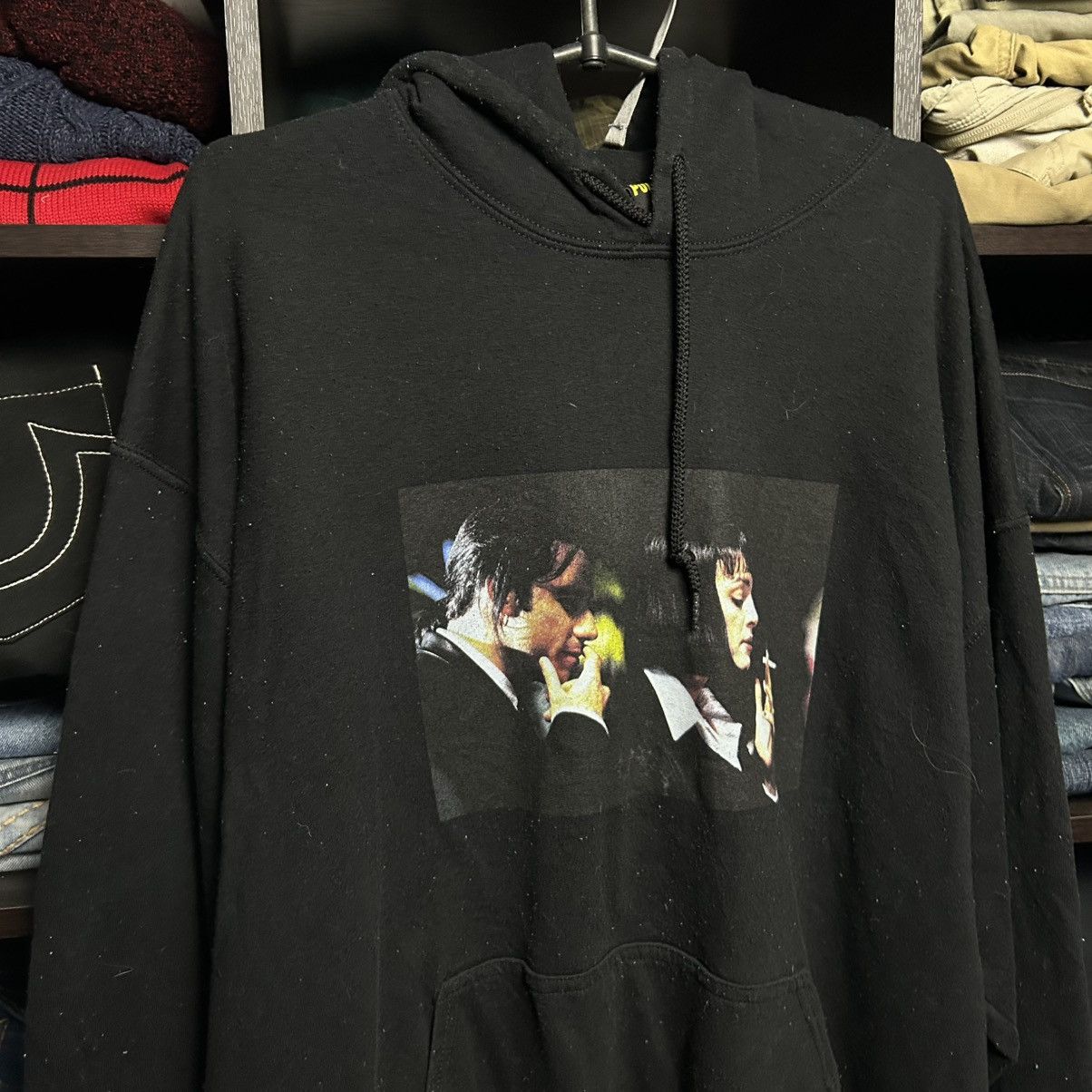 Cartoon Network Vintage Pulp Fiction Big Graphic Logo Movie hoodie size L Size US L / EU 52-54 / 3 - 2 Thumbnail