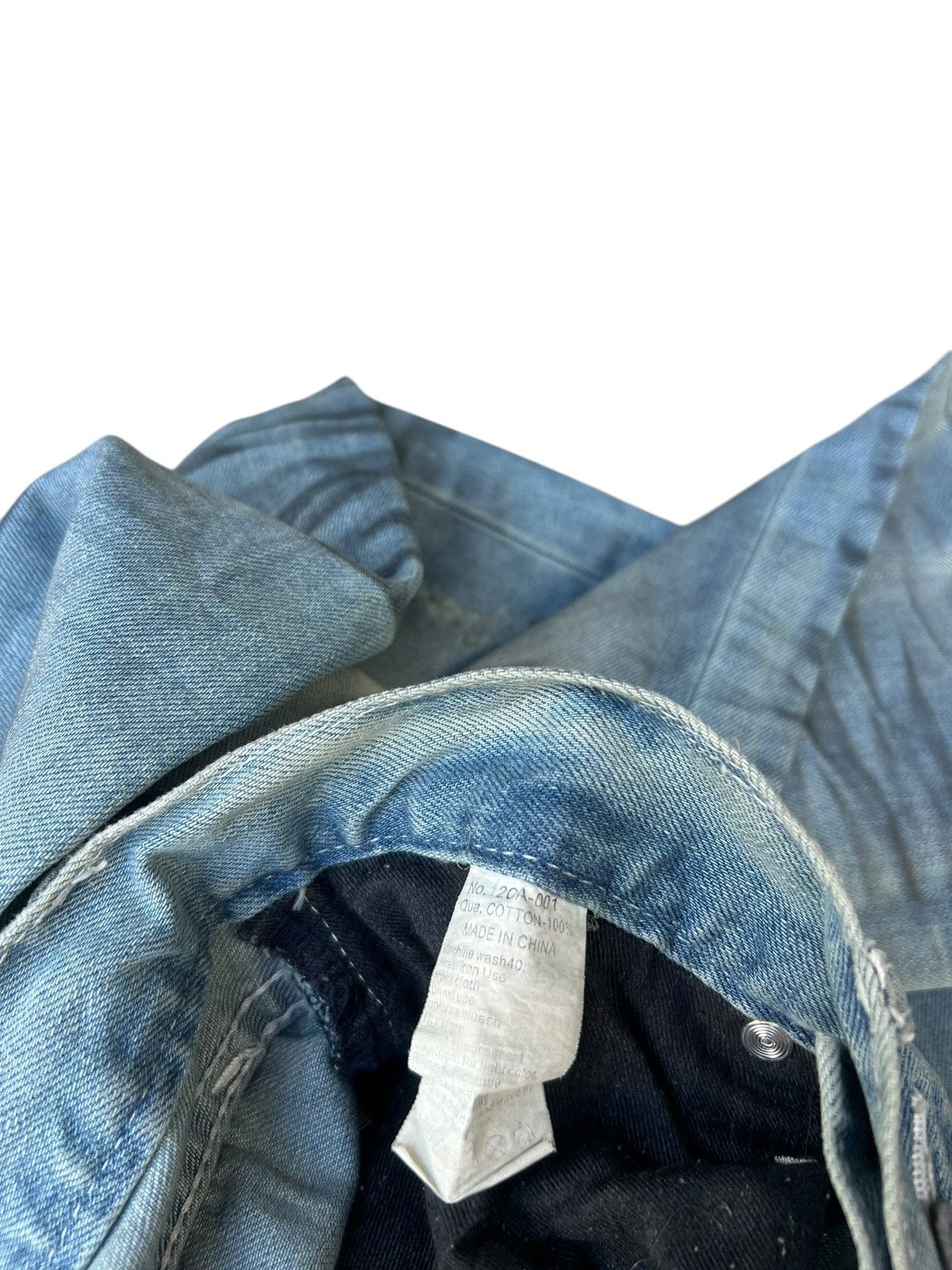 Vintage CavariA Japan Mud Denim Clawmark Bootcut Jeans Size US 30 / EU 46 - 20 Thumbnail