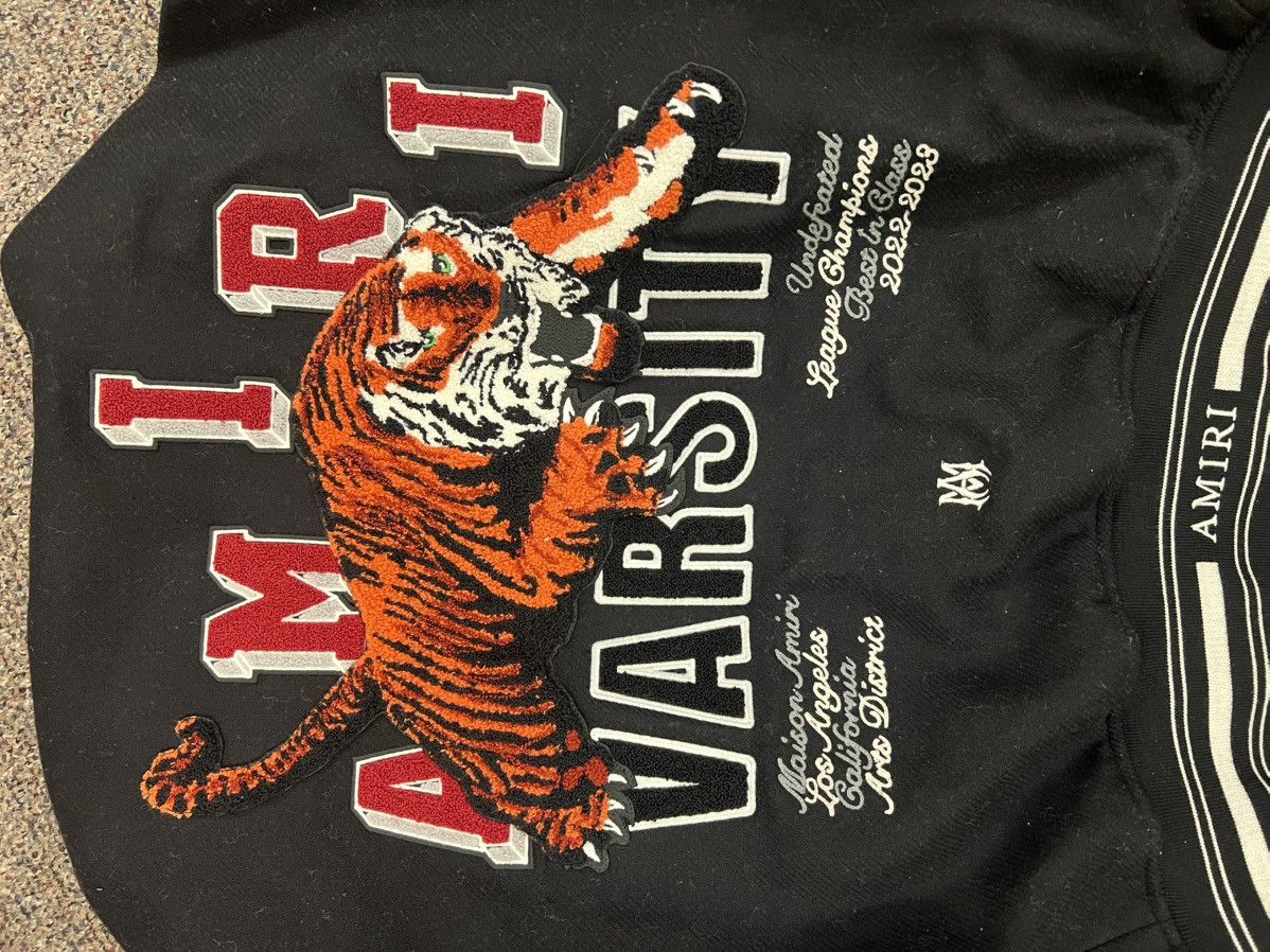 Amiri AMIRI Tiger Embroidered Pilot Varsity Jacket Size US M / EU 48-50 / 2 - 3 Thumbnail