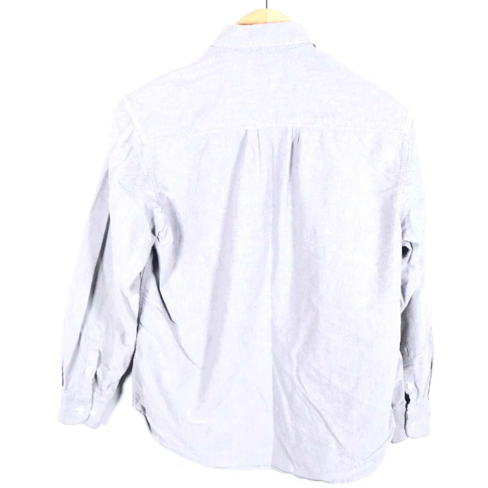 Vintage Segreta Simpsons Shirt Women's Medium Gray Embroidered Italy Shirt Oxford Cotton Velour Casual Regular Button-Up Holiday Cartoon Retro Size M / US 6-8 / IT 42-44 - 2 Thumbnail